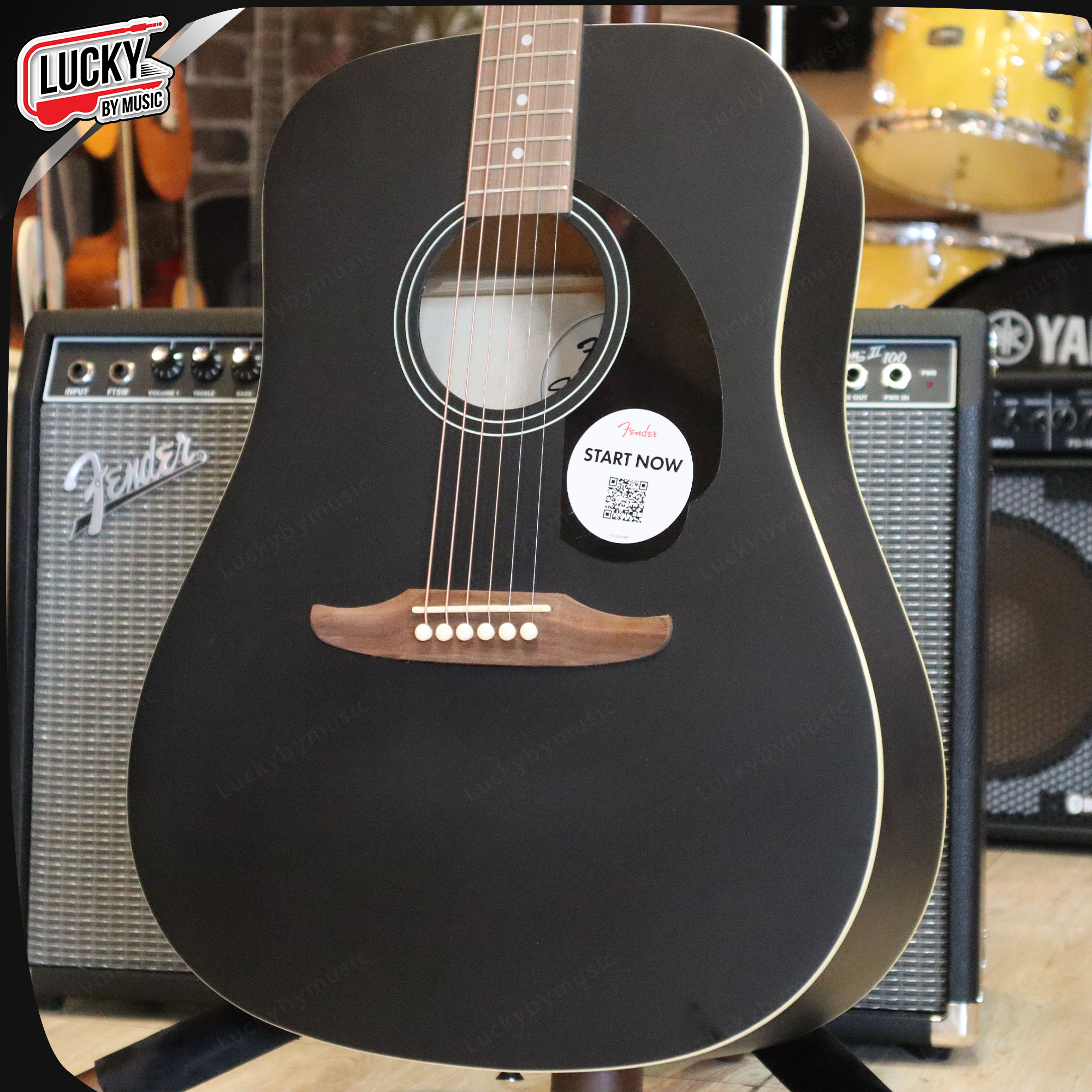 กีตาร์โปร่ง Fender California Debut Redondo หัวทรง 6-in-line