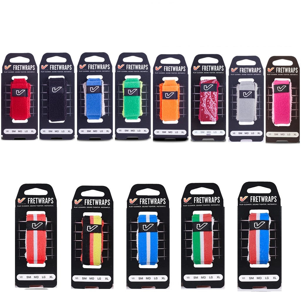 Fretwraps สายรัดคอกีต้าร์ เบส สายรัดไซส์ SM (1 ชิ้น)