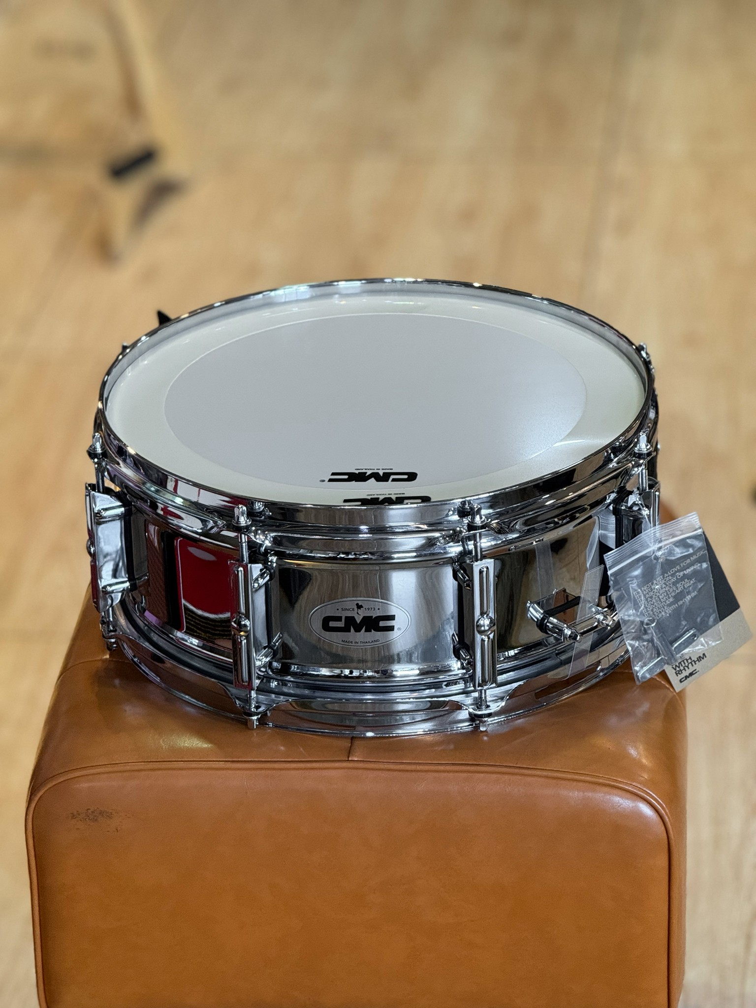 CMC Prelude Steel สแนร์เหล็ก CM 311-8C สีโครเมียม 8 หลัก พร้อมประแจ ของแท้ รับประกันสินค้า (คละสีกระเป๋า)