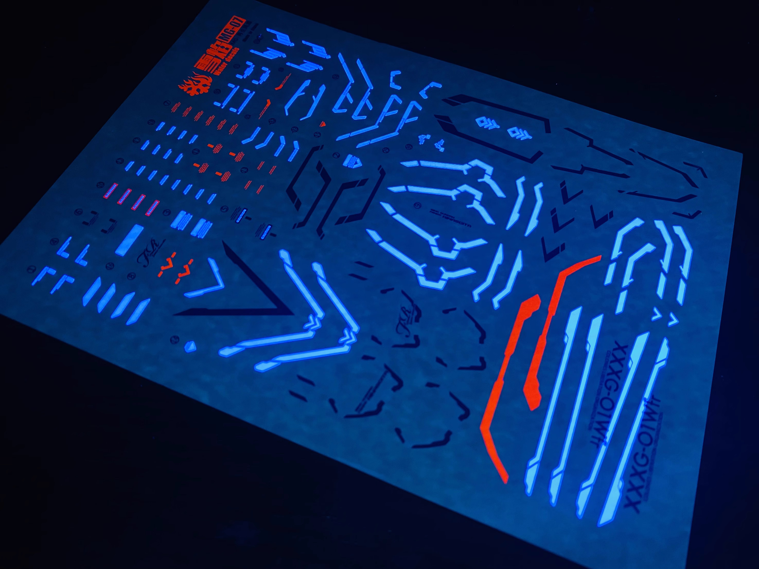 Decal 026 MG1/100 Gundam Wing Fenice Rinascita ยี่ห่อ X-Y model