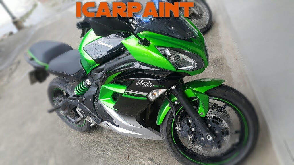 สีสเปรย์พ่นมอเตอร์ไซต์ S.P.A KW-Candy Lime Green