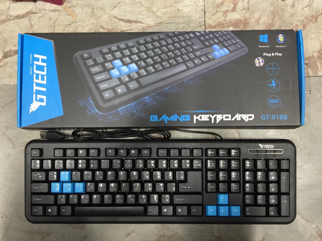 คีย์บอร์ด keyboard gtech 918B