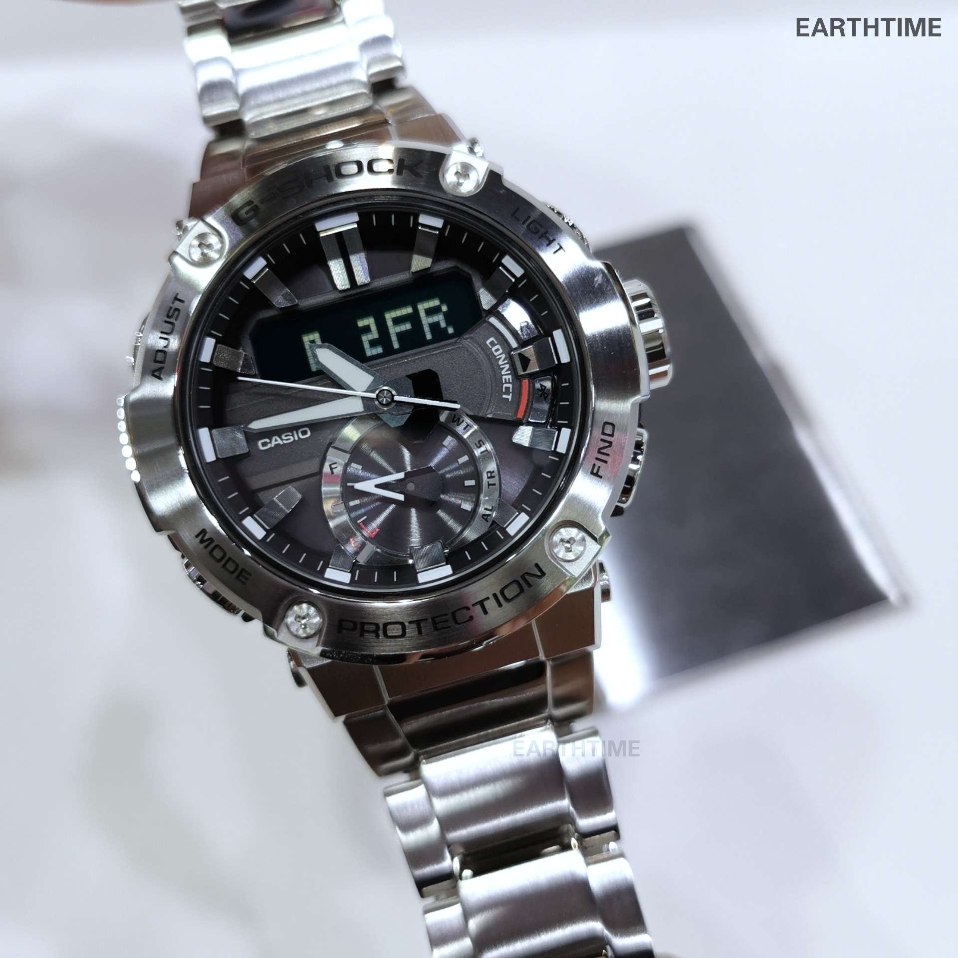 G-Shock G-STEEL Bluetooth Carbon Core Guard ของใหม่แท้100% รับประกัน 1 ปี รุ่น GST-B200D-1ADR