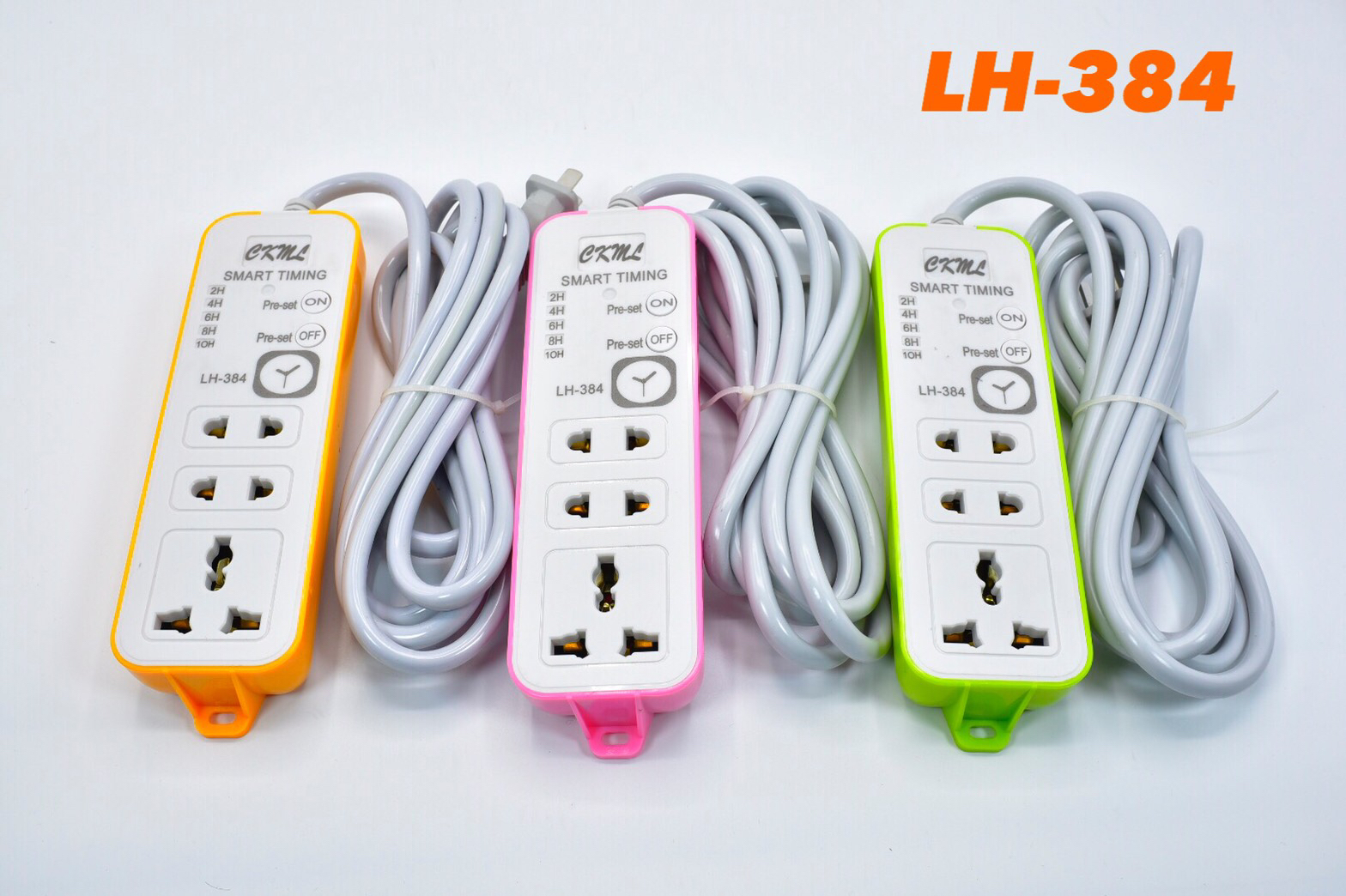 รางปลั๊กไฟ CKML รุ่น LH-384 ตั้งเวลา ปิด-เปิด ได้