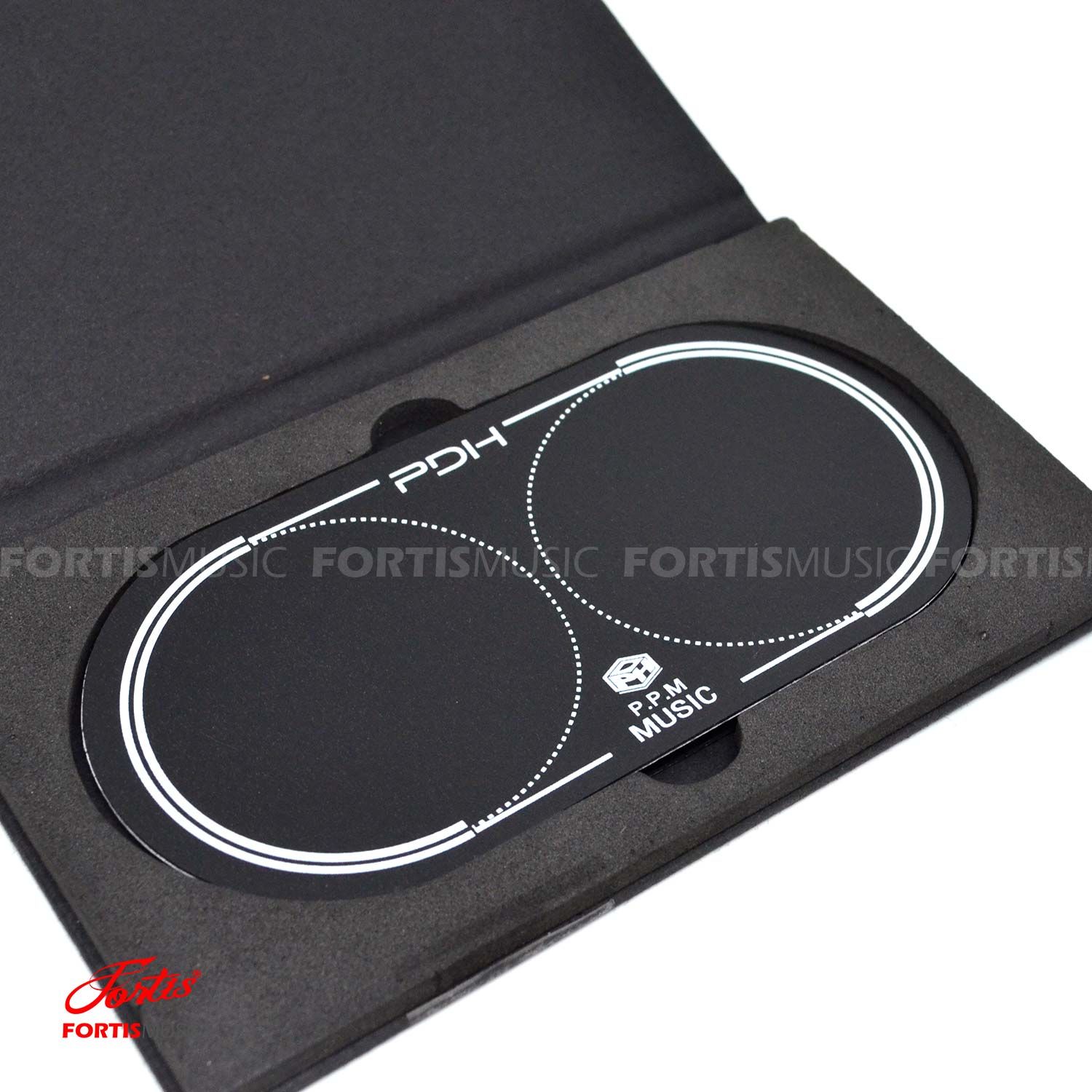 เป้าติดกระเดื่อง สำหรับกระเดื่องคู่ (2 ชิ้น/กล่อง) Double Pedal Kick Pad PDH-DOUBLE PAD PDH-02