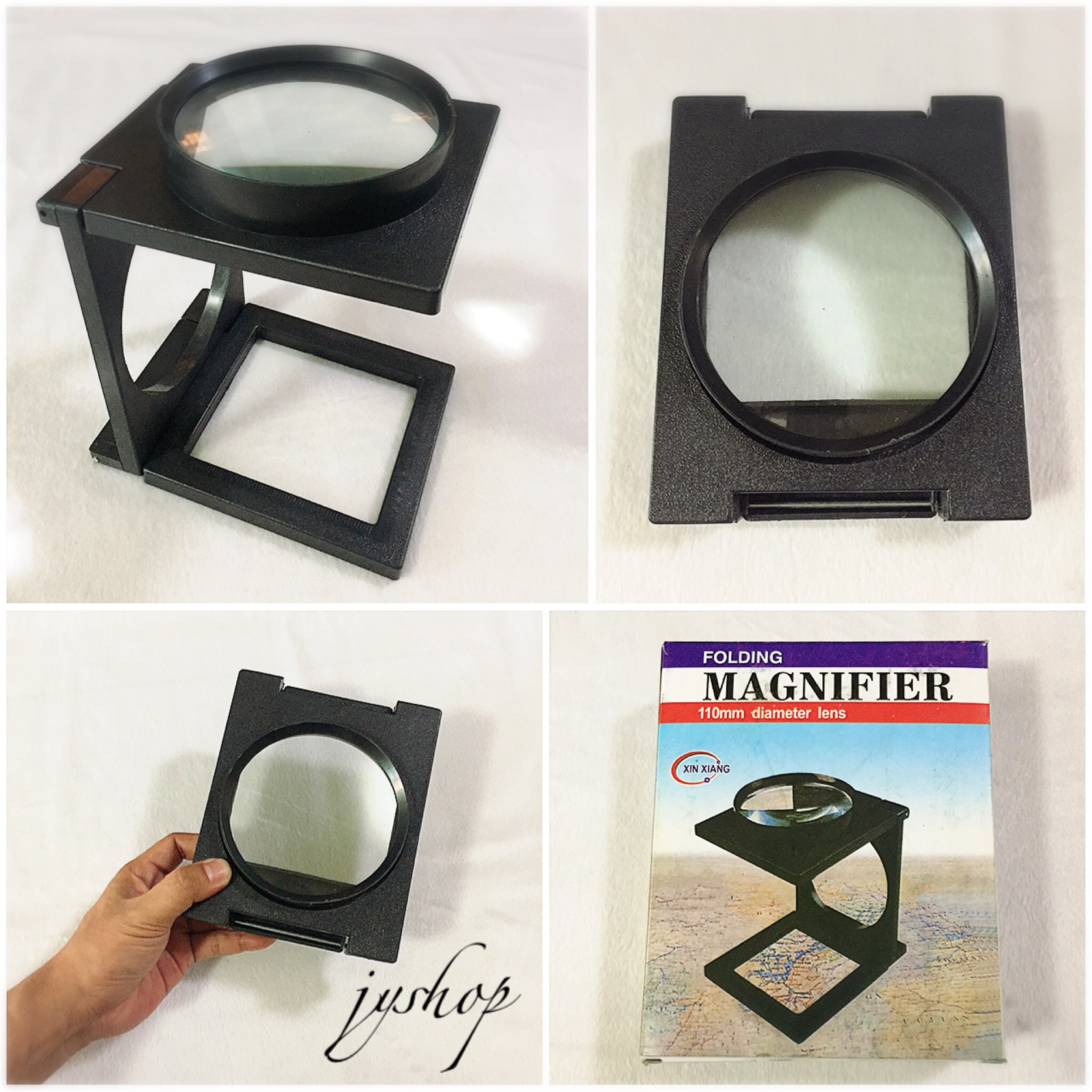 แว่นขยาย แว่นขยายแบบตั้งโต๊ะ Folding Magnifier