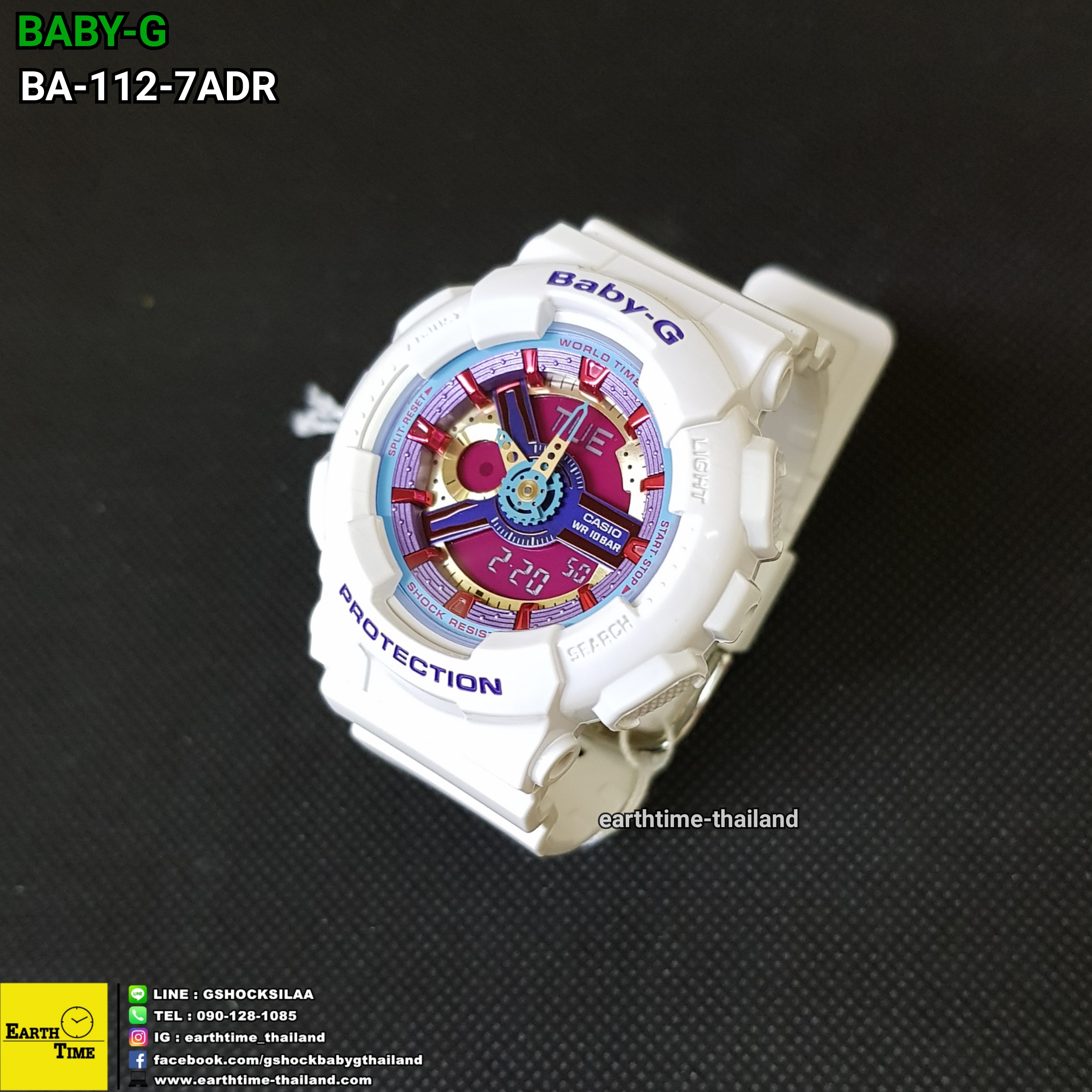Baby-G ของใหม่แท้100% รับประกัน 1 ปี BA-112-7ADR