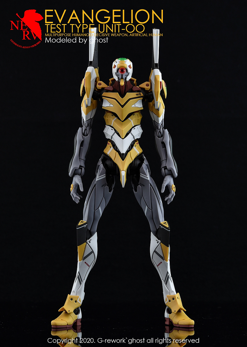 Water Decal 020 RG1/144 Evangelion Unit-00 ยี่ห่อ Ghost-Decal (สินค้าเหลือ1 แผ่น สั่งซื้อแล้วรอทางร้านติดต่อกลับ)