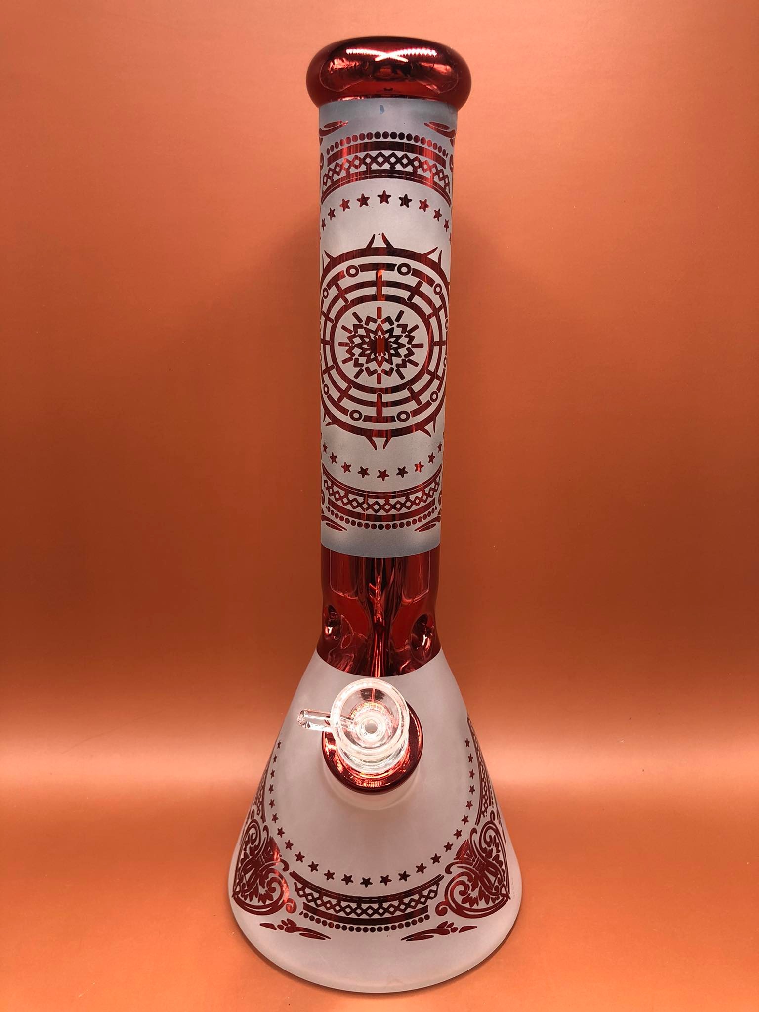 Sun Star Glass Bong (Red)