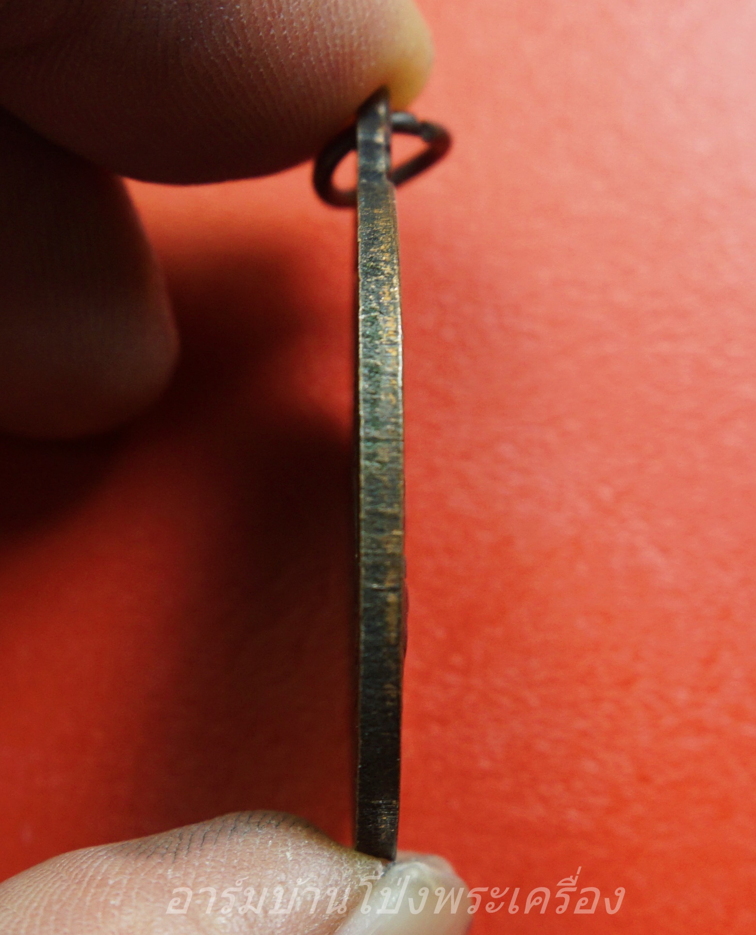 หลวงพ่อสัมฤทธิ์ วัดถ้ำแฝด รุ่นนำโชค เนื้อทองแดงรมดำ(องค์ที่2)