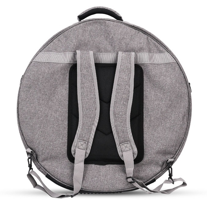 กระเป๋าแฉกลม D&J AX-60 สียีนส์เทา บุโฟม EPE หนา 12 มม. กันกระแทกดี กระเป๋าฉาบ กระเป๋าใส่แฉ มีสายสะพาย/หูหิ้ว