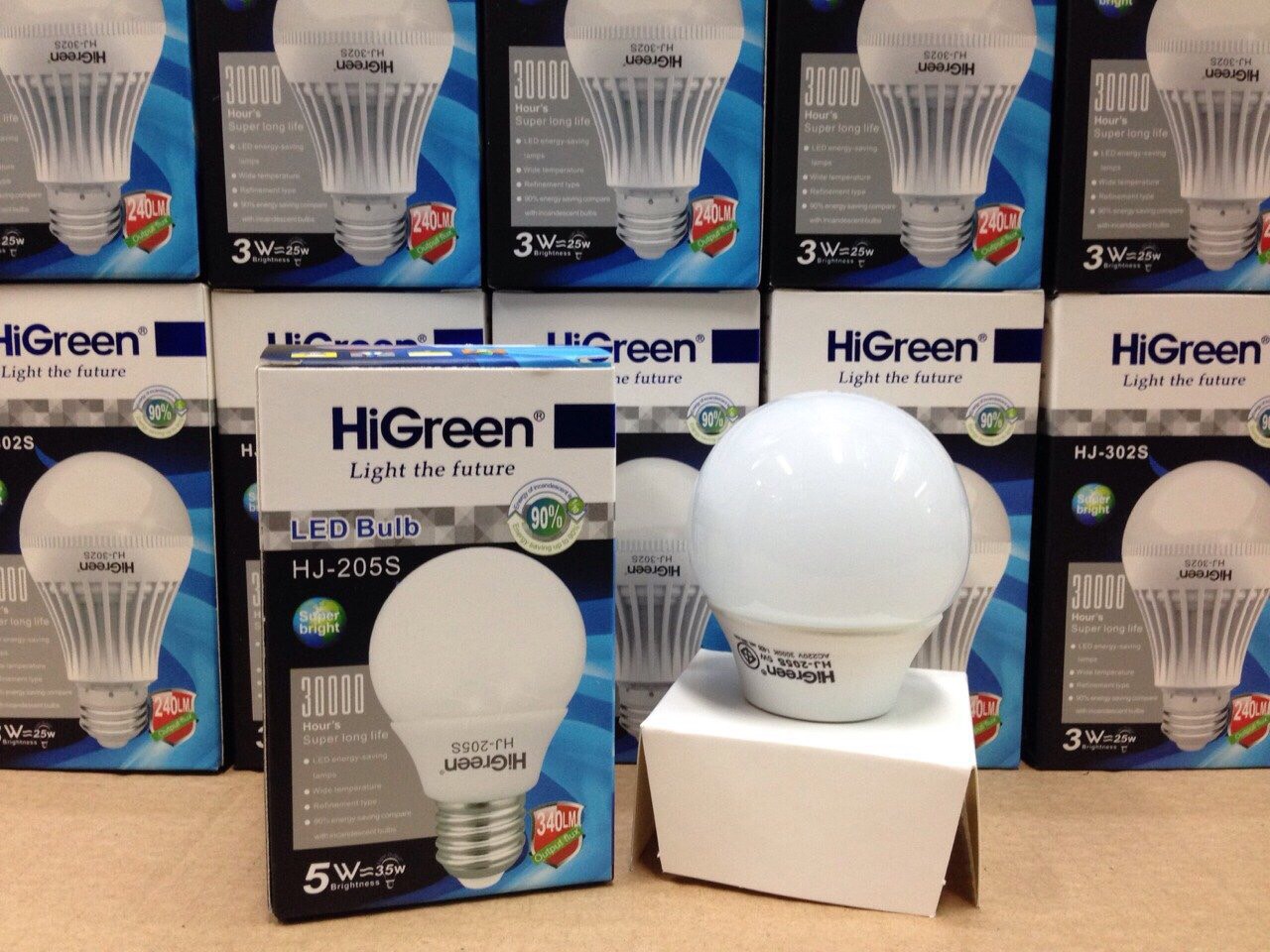 หลอดไฟ LED HIGREEN รหัส HJ-205S