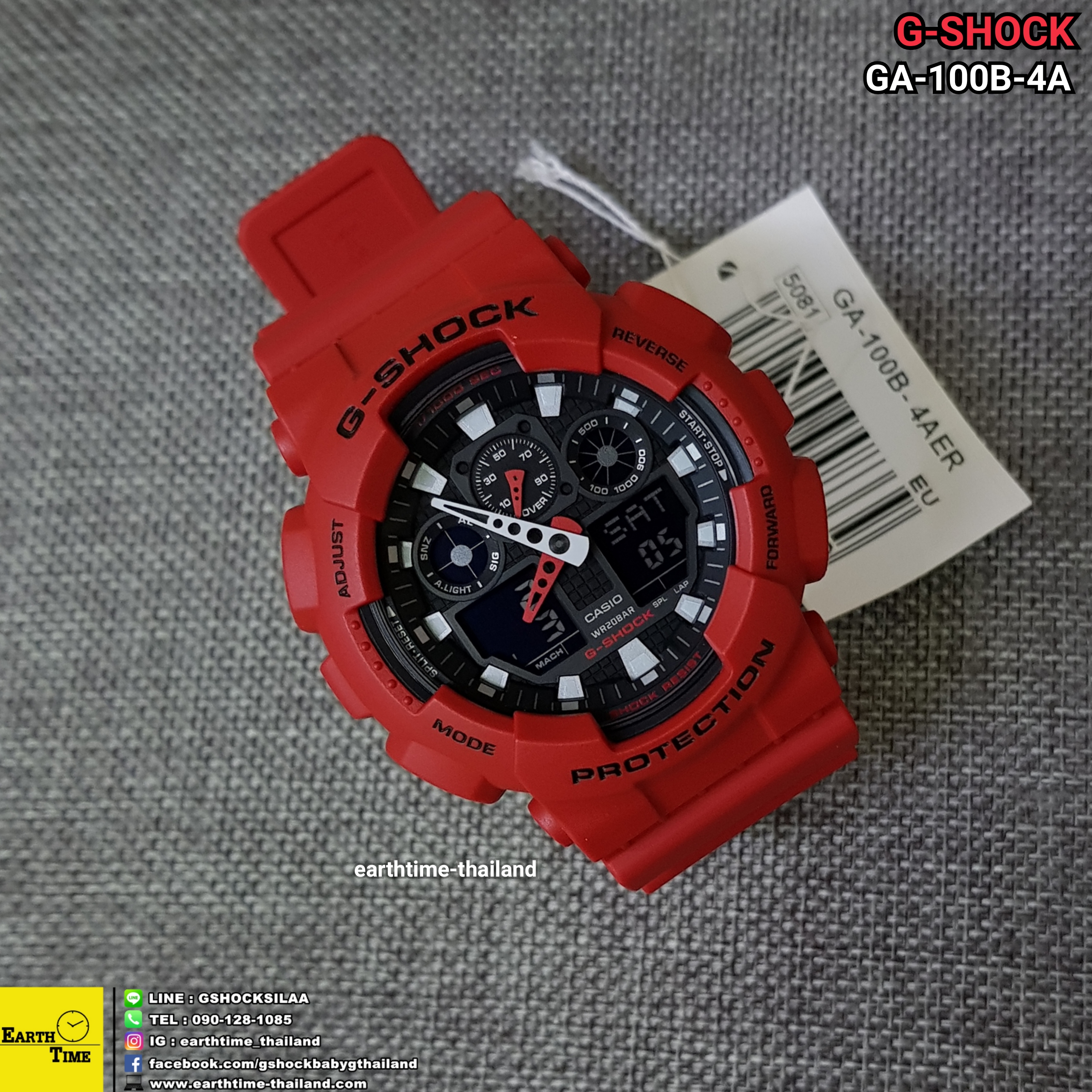 G-Shock ของใหม่แท้100% รับประกัน 1 ปี GA-100B-4ADR