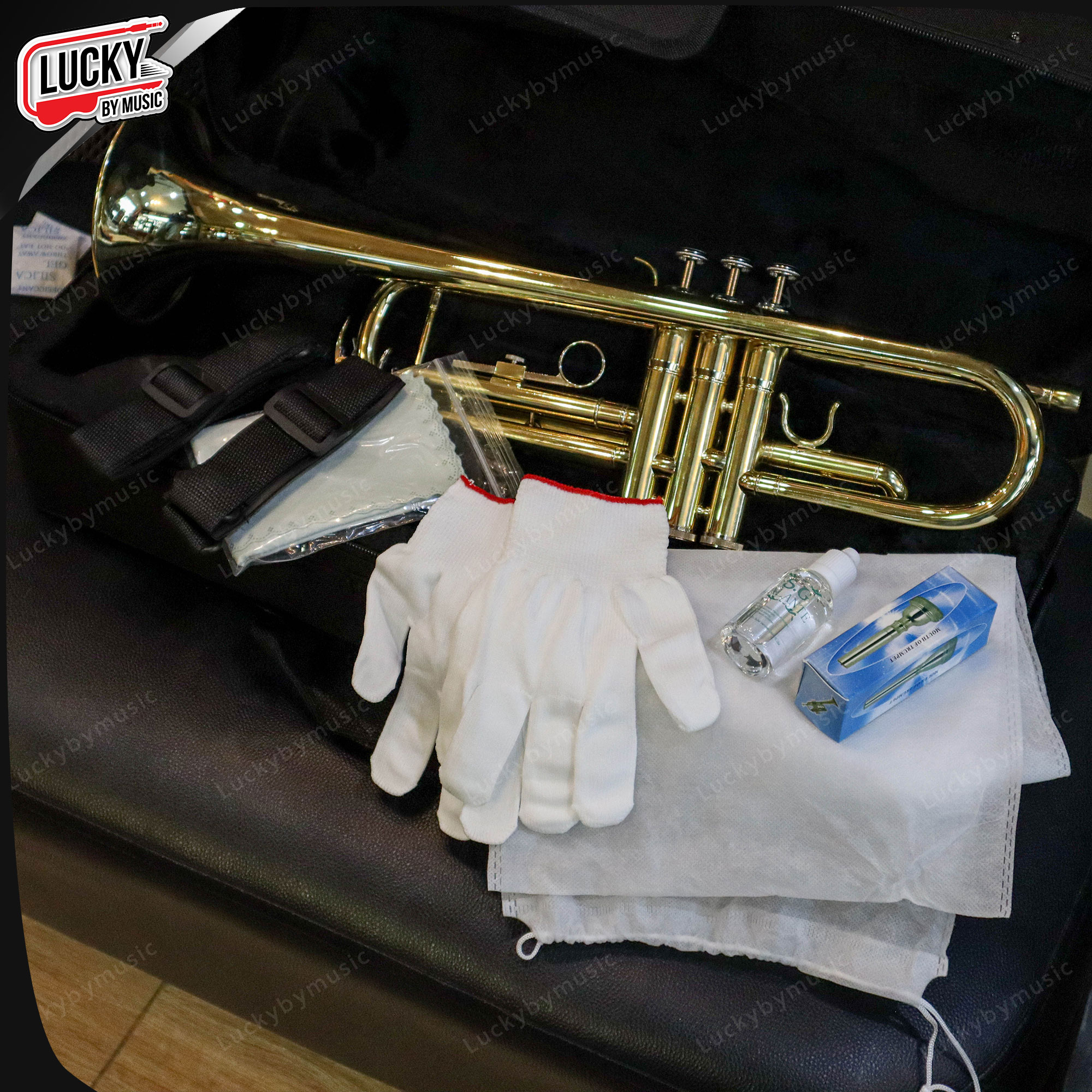 ทรัมเป็ต Overspeed สีทอง ทรัมเปท รุ่นสแตนดาร์ด - ทางร้านออกใบกำกับภาษีได้