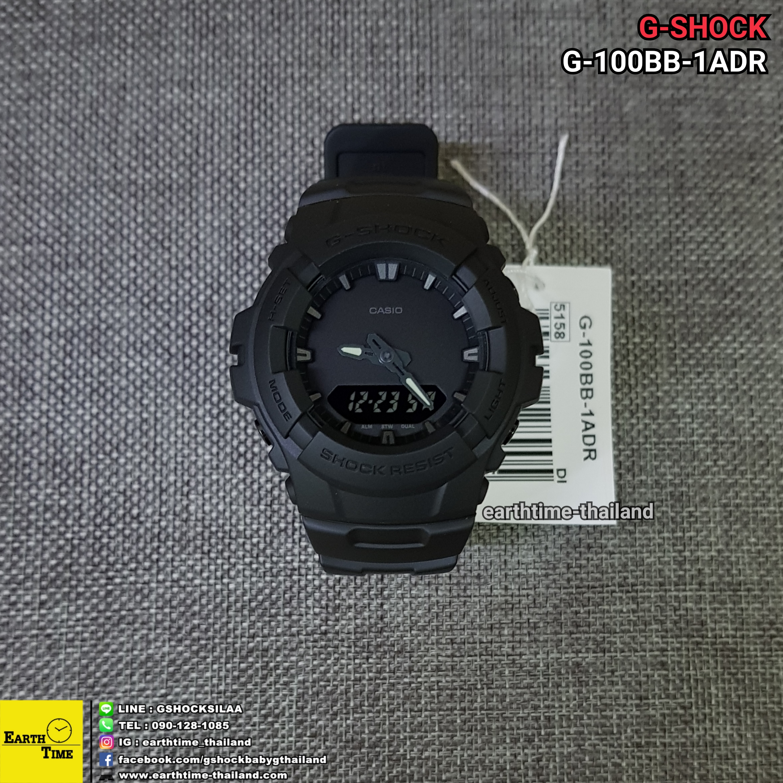 G-Shock ของใหม่แท้100% รับประกัน 1 ปี G-100BB-1ADR