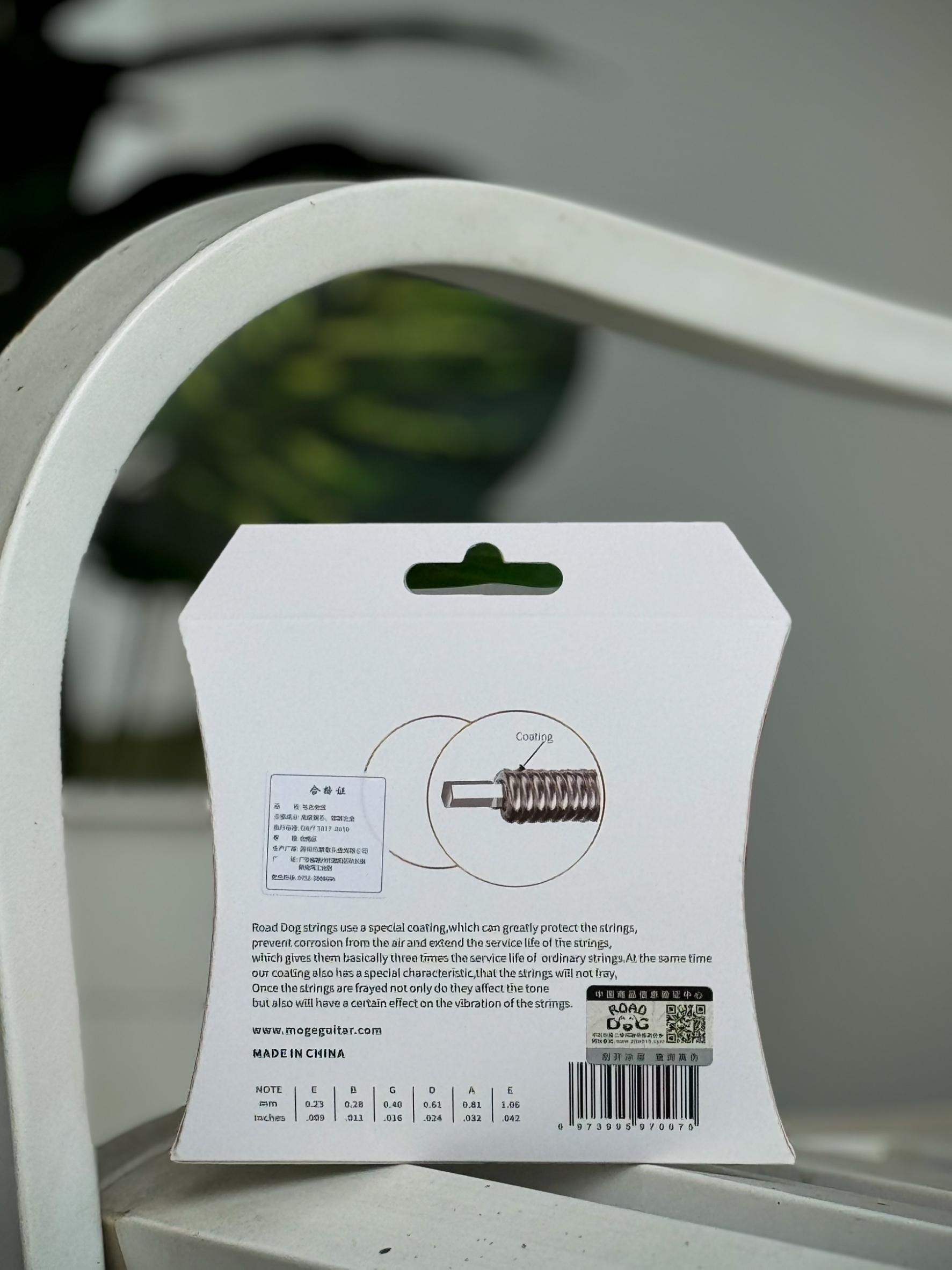 ROAD DOG สายกีต้าร์ไฟฟ้าเคลือบกันสนิม เบอร์ 9 Electric Guitar String PVD Ion Coating เสียงสว่างสดใส