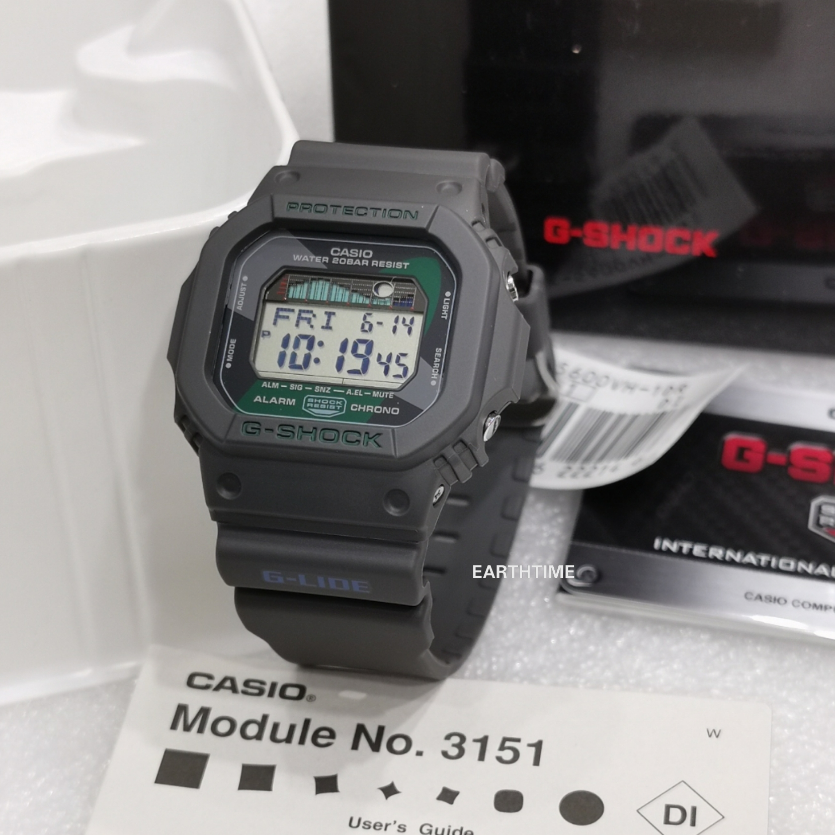 G-Shock G-LIDE Vintage Hawaii Surfing Series ของใหม่แท้100% รับประกัน 1 ปี GLX-5600VH-1DR