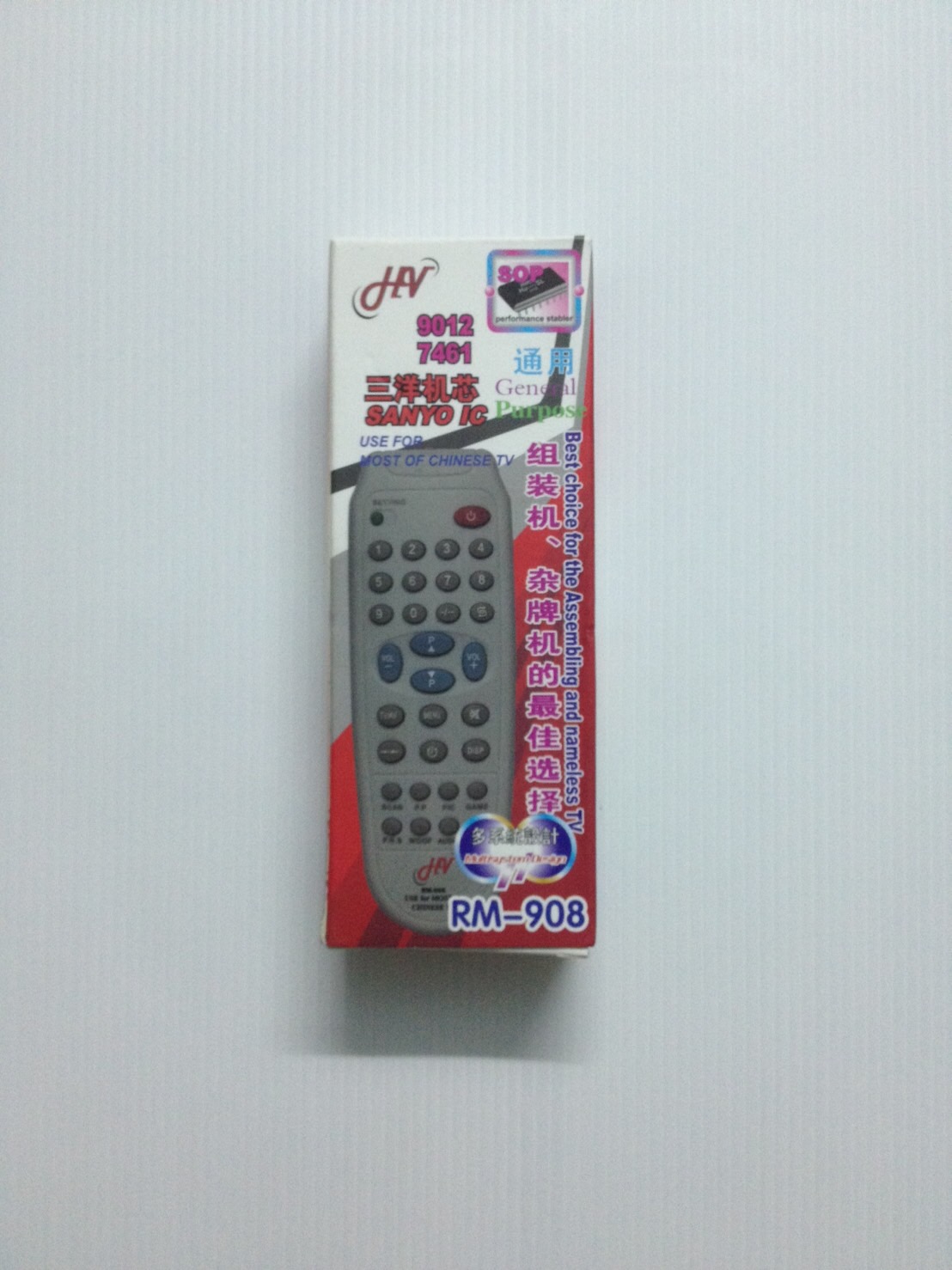 รีโมททีวีจีนทั่วไป RM-908 ใช้ได้ทุกรุ่น