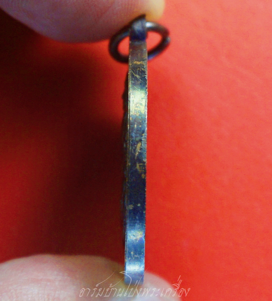 พระครูบุญสารสุมณฑ์ ที่ระลึกงานทำบุญ ๓๙ ปี คณะวิศวกรรมศาสตร์ ม.ข. ปี๒๕๔๕ เนื้อทองแดงรมดำ(องค์ที่1)