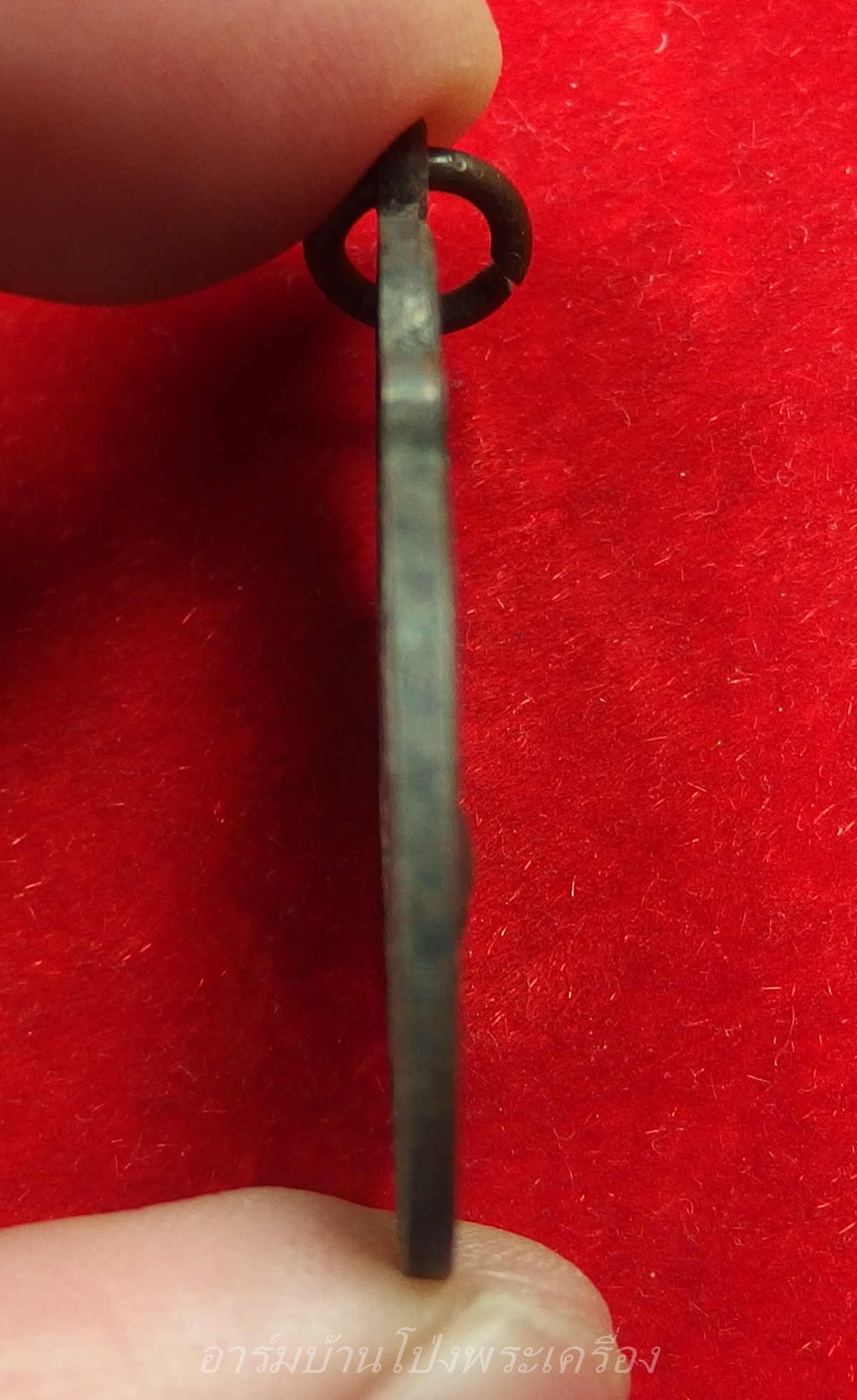 หลวงพ่อพวง(พระครูปัญญารัตนคุณ) วัดหนองหูช้าง ปี๒๕๒๕ ฉลองสมโภช๒๐๐ปี เนื้อทองแดงรมดำ(องค์ที่1)