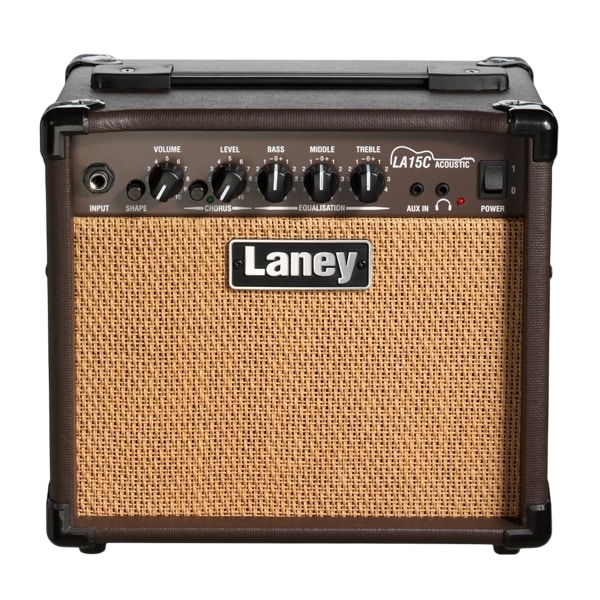 Laney LA15C แอมป์กีต้าร์โปร่ง ขนาด 15 วัตต์ ลำโพงสเตอริโอ แอมป์อคูสติก มีเอฟเฟค Chorus ในตัว (ประกันศูนย์ 1 ปี)