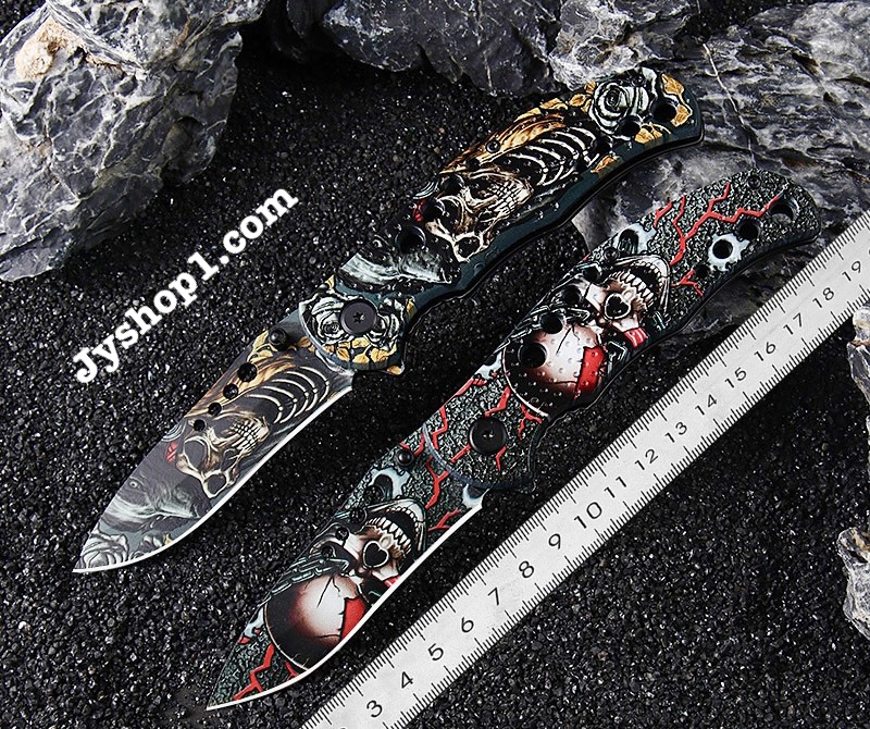 มีดพับ มีดพก Skull King พร้อมส่ง ราคาถูก