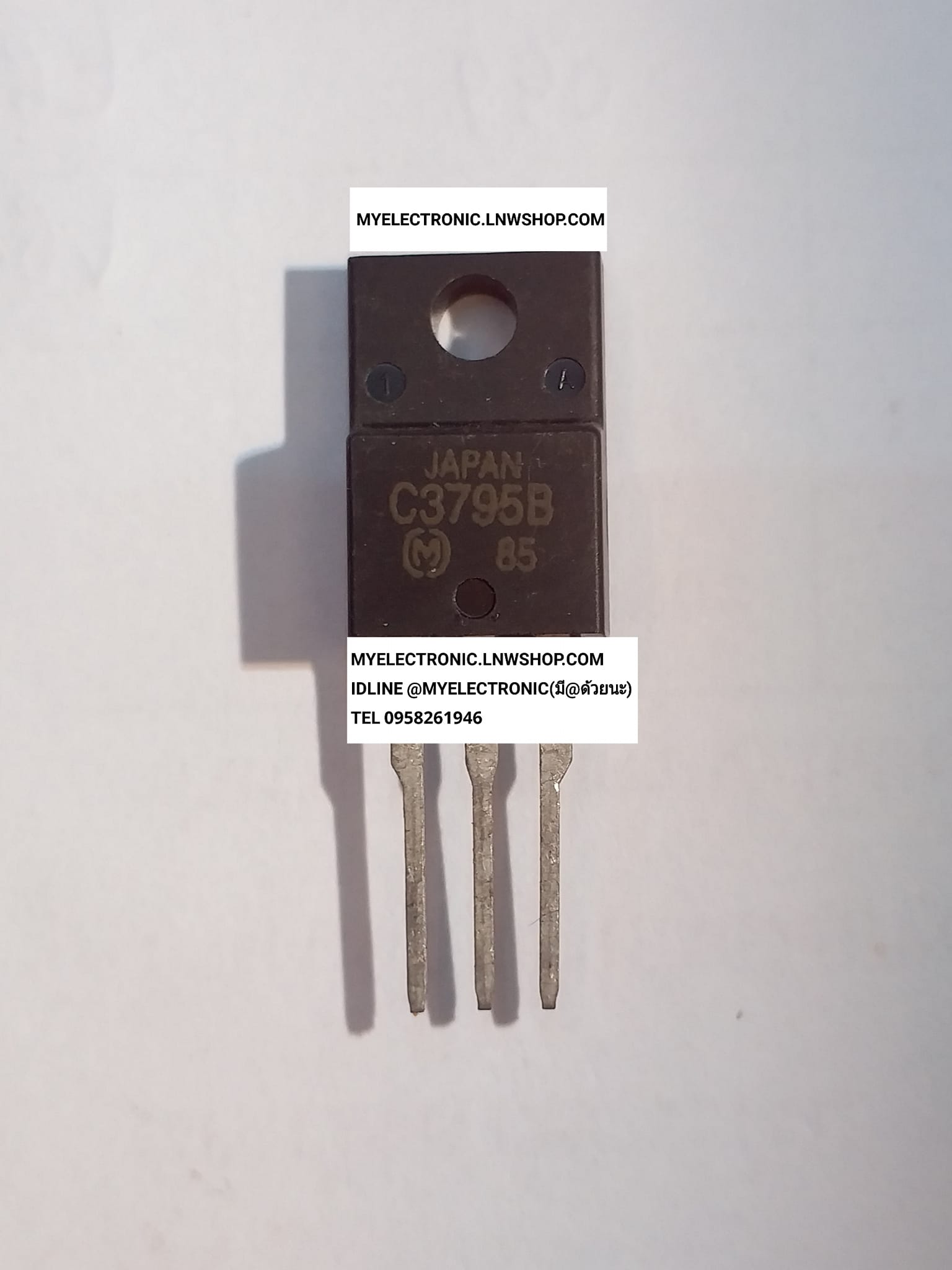 ขาย 2SC3795 B ทรานซิสเตอร์ C3795 B TRANSISTOR 2SC3795B ตัวถัง TO-220 C3795B ยี่ห้อ MATSUSHITA ราคา ตัวละ . . . . หน่วย บาท