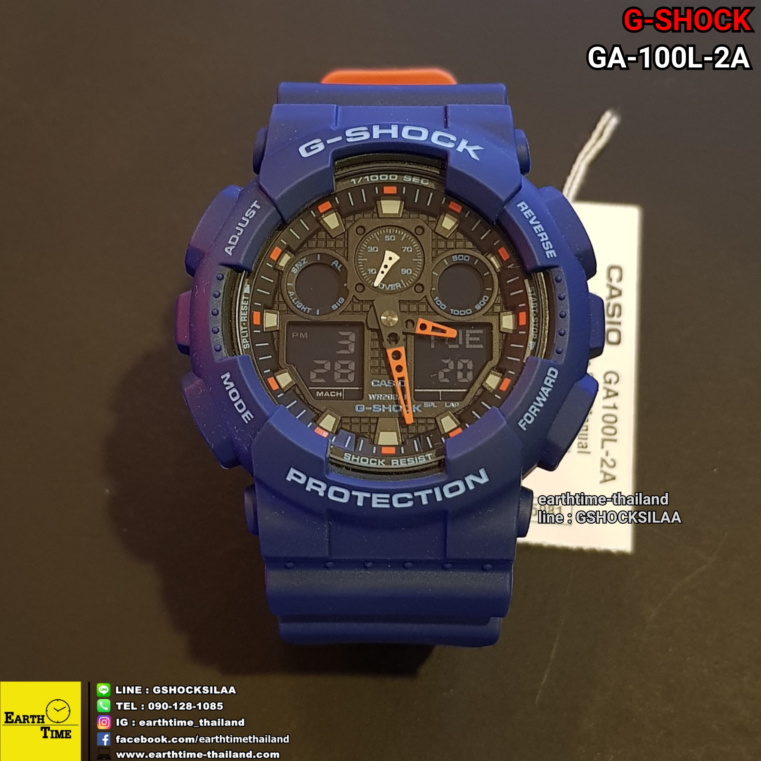 G-Shock ของใหม่แท้100% รับประกัน 1 ปี GA-100L-2ADR
