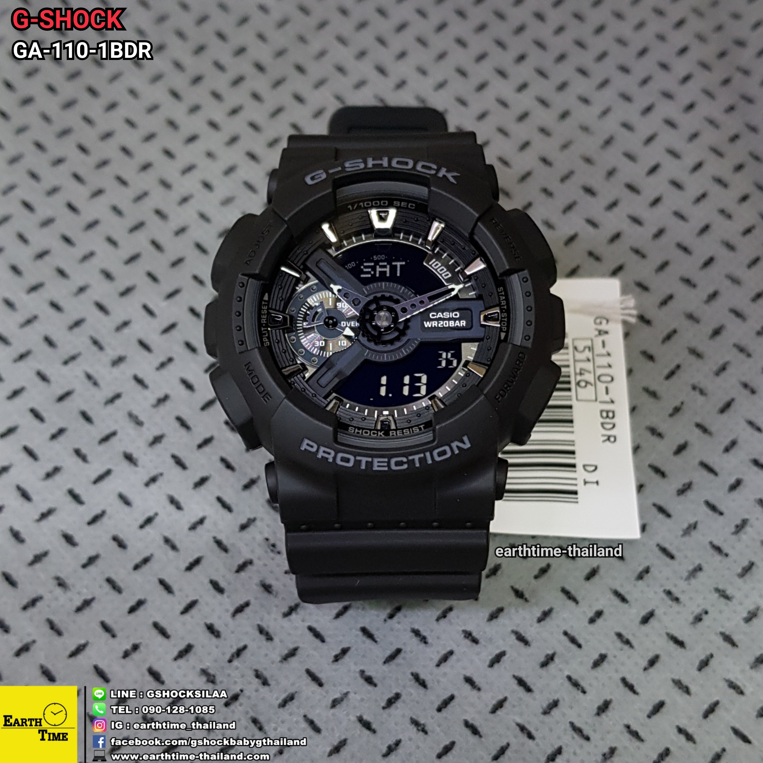 G-Shock ของใหม่แท้100% รับประกัน 1 ปี GA-110-1BDR
