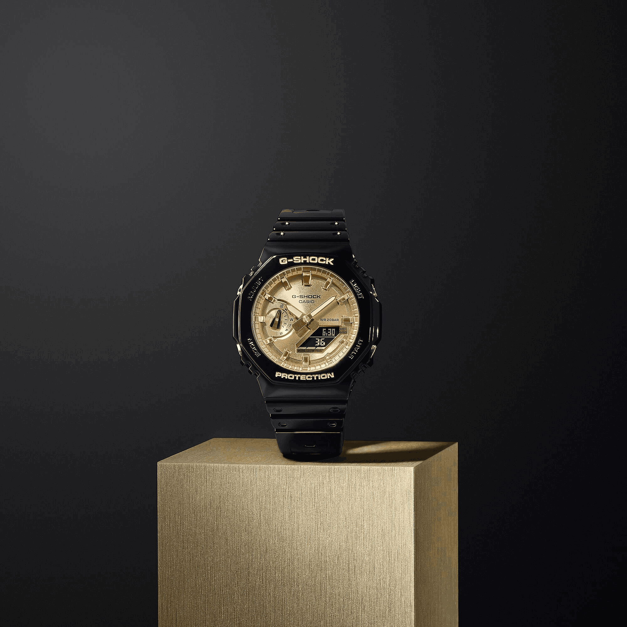 GA-2100GB-1A l Black and Gold & Black and Silver Series l G-SHOCK
