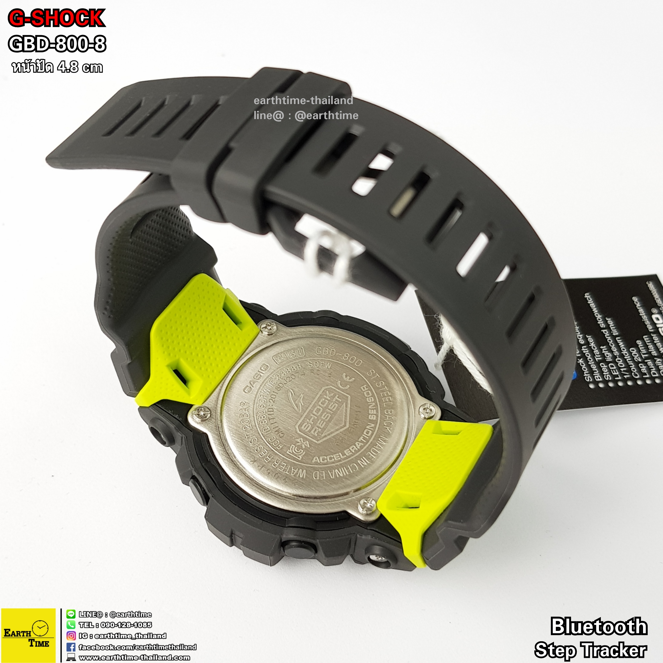 G-Shock Step Tracker and Bluetooth ของใหม่แท้100% รับประกัน 1 ปี รุ่น GBD-800-8