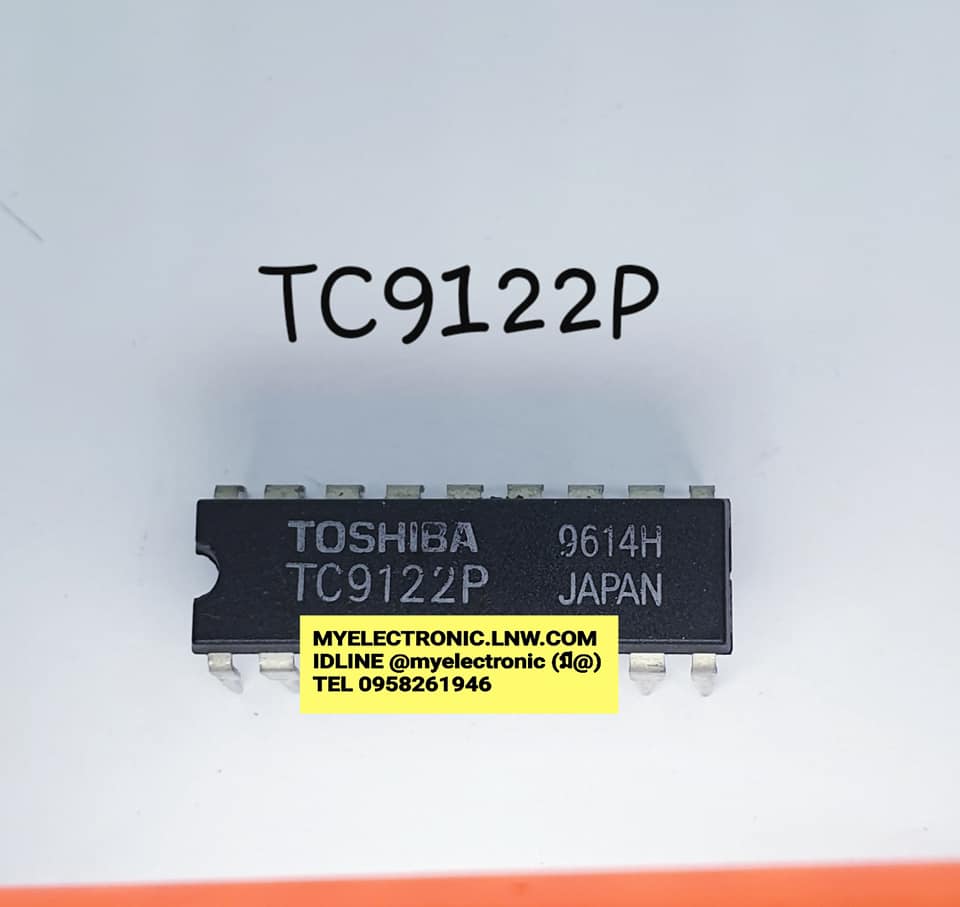 ขาย TC9122P ไอซี IC ยี่ห้อ TOSHIBA ตัวถัง DIP18ขา TC9122 P ราคา ตัวละ . . . หน่วย บาท