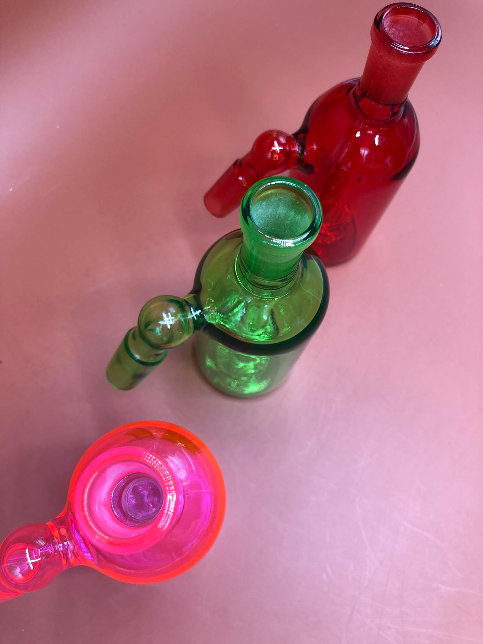 Percolators Colors Full Glass bong (14.5mm.)(45degree)