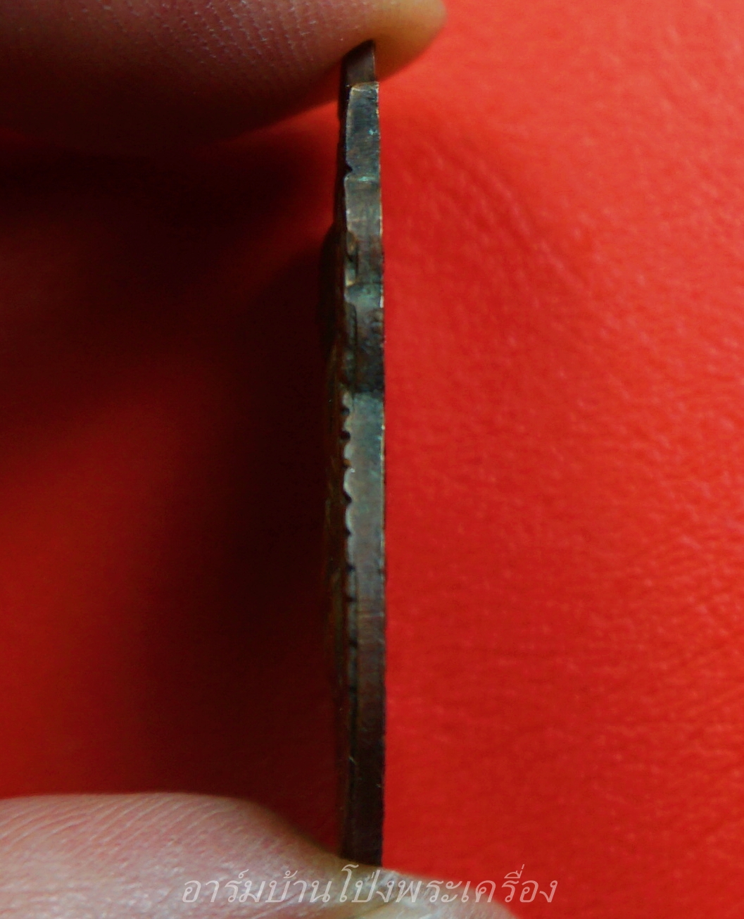 หลวงพ่อเอียด วัดไผ่ล้อม รุ่นเสมา ครบ ๖ รอบ ปี๒๕๔๓ เนื้อทองแดง(องค์ที่1)