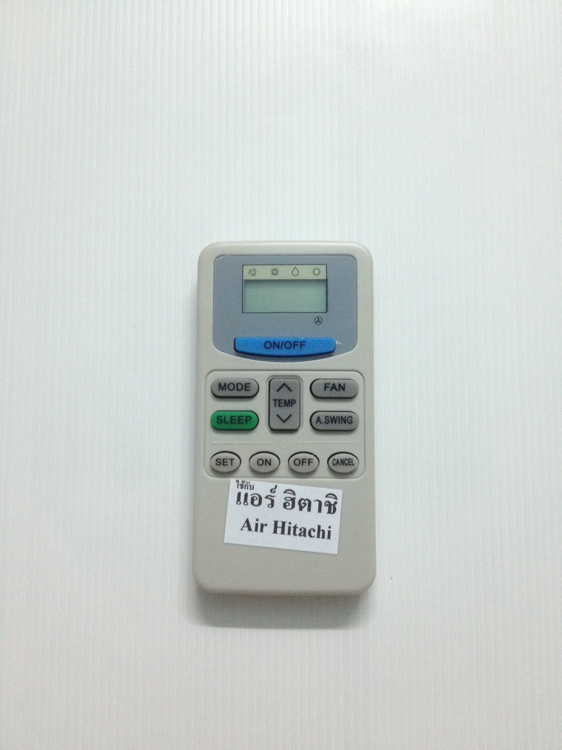 รีโมทแอร์ ฮิตาชิ Hitachi Big4 ปุ่ม sleep