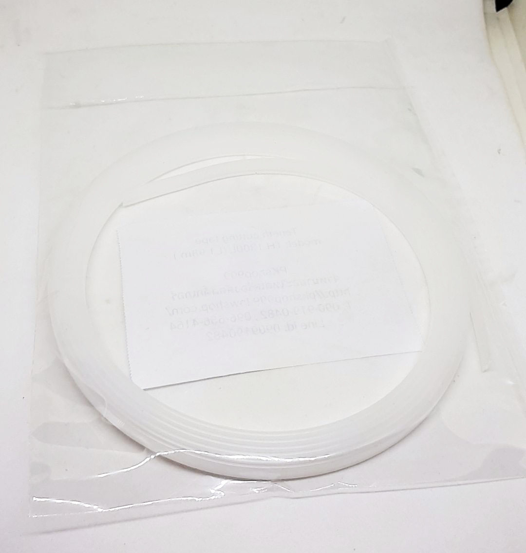 cut tape -008 เทปรองตัดสีขาว มีร่องใช้กับเครื่องตัด Teneth Model Th 1600L