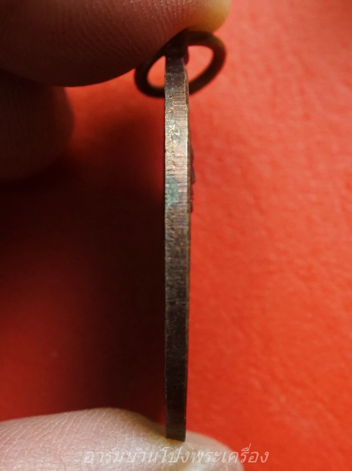 หลวงพ่อชุ่ม วัดท่ามะเดื่อ ศิษย์สร้างถวาย ปี๒๕๒๖ เนื้อทองแดงรมดำ(องค์ที่3)