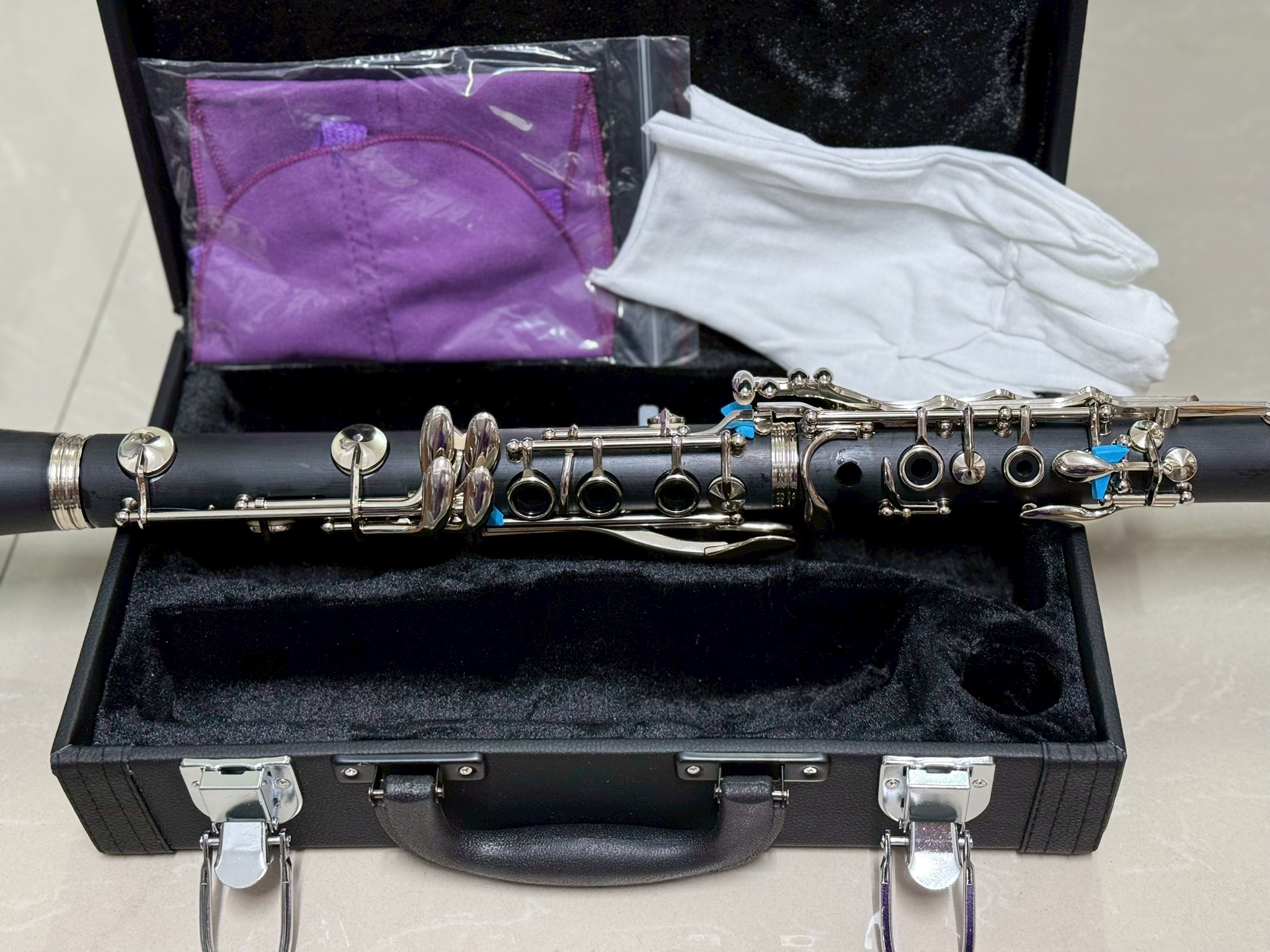 คลาริเน็ต Clarinet Goldencup JY-1301 Bb 17 keys อุปกรน์ครบกล่อง