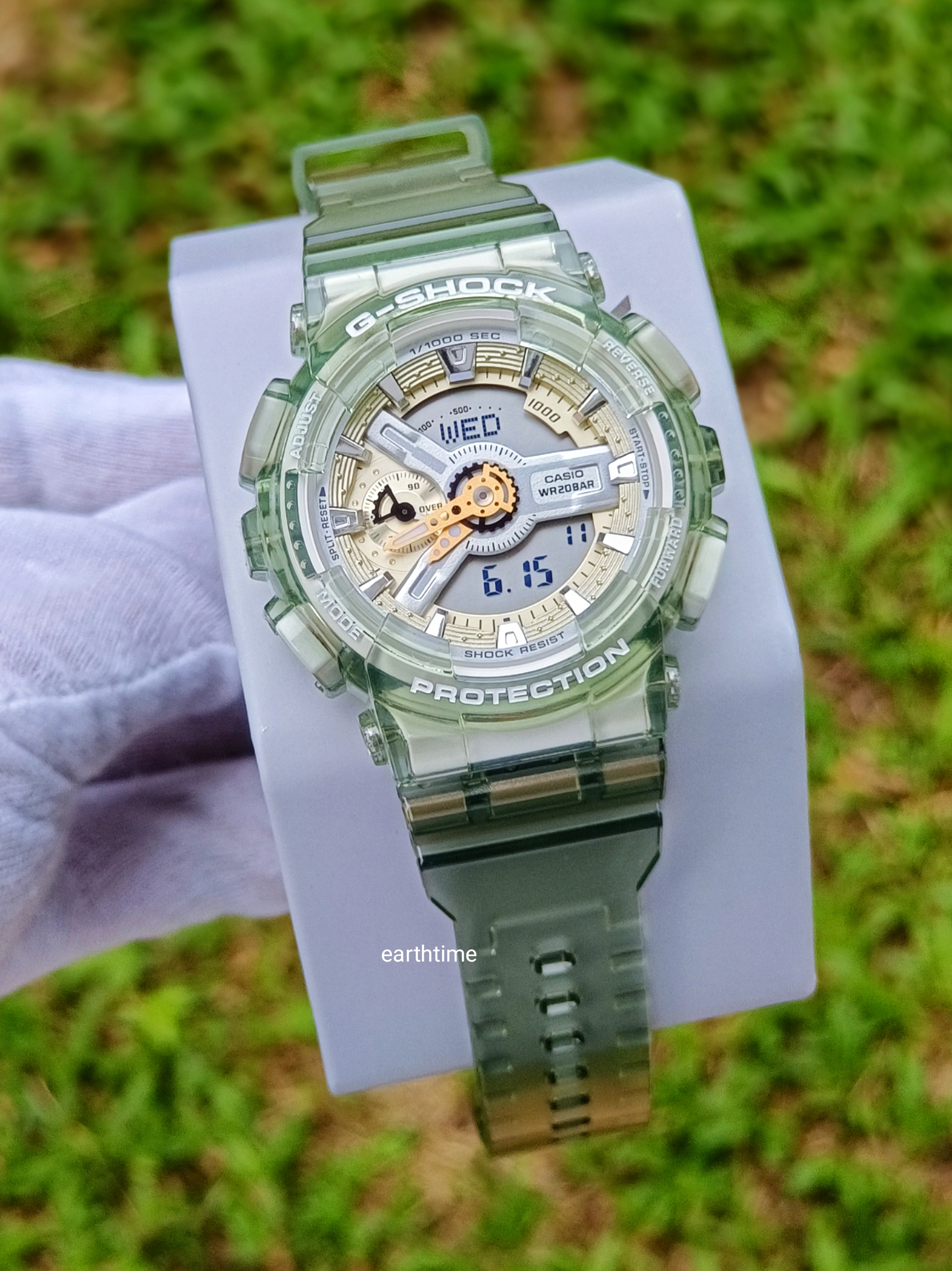 G-Shock Mini GMA-S110GS-3A l Gold and Silver Skeleton S Series l ของใหม่แท้100%