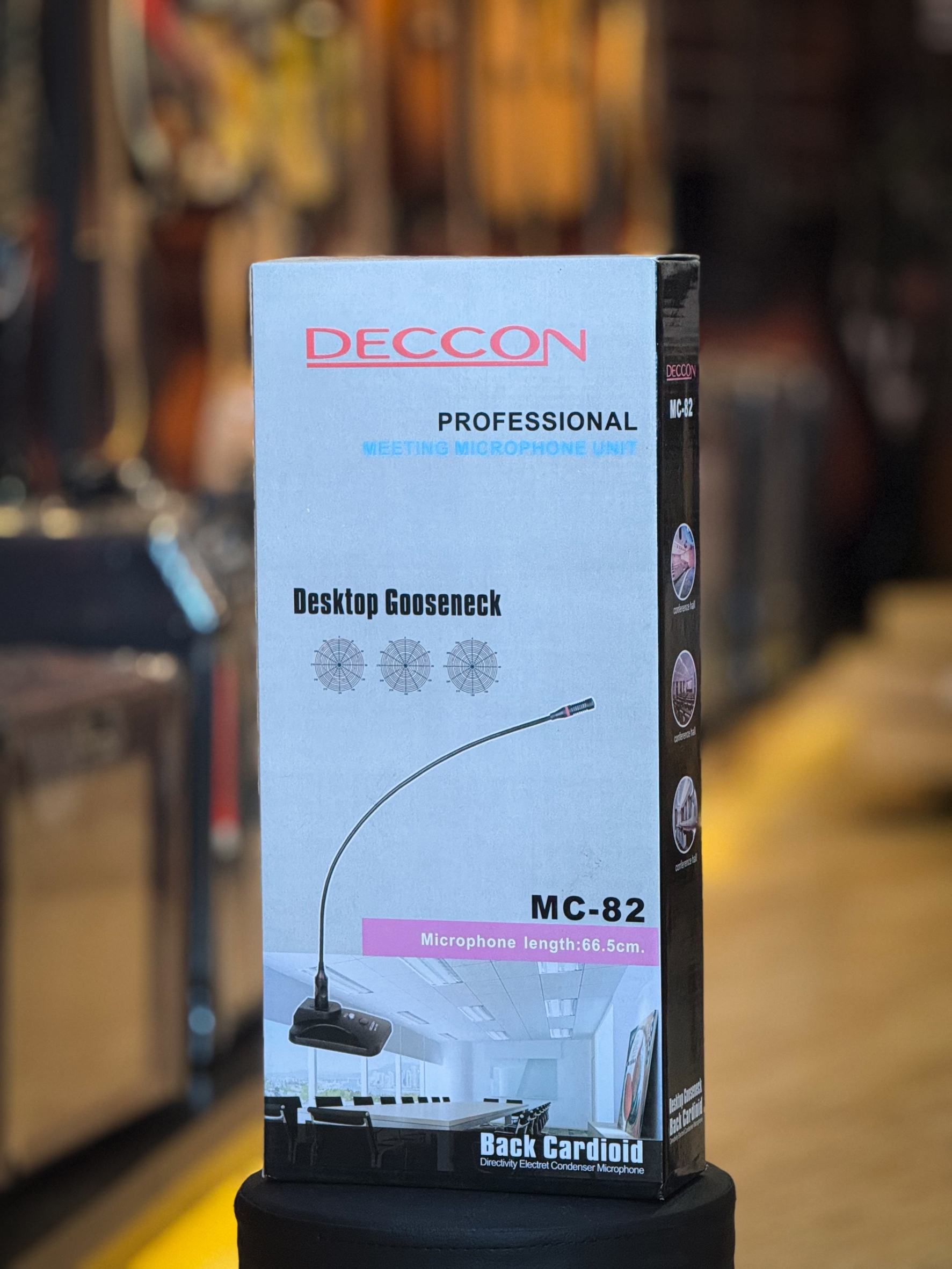ไมค์ DECCON รุ่น MC-82 ไมโครโฟนประชุม ตั้งโต๊ะ ไมโครโฟน การใช้งานง่าย พร้อม สาย 5 เมตร +ฟองสวมหัวไมค์
