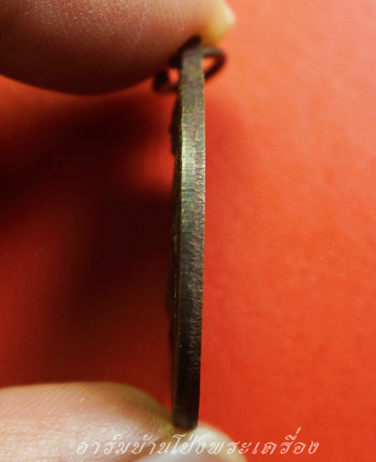 หลวงปู่แรม วัดยางหัก รุ่นแรก ปี๒๕๔๕ เนื้อทองแดงรมดำ(องค์ที่5)