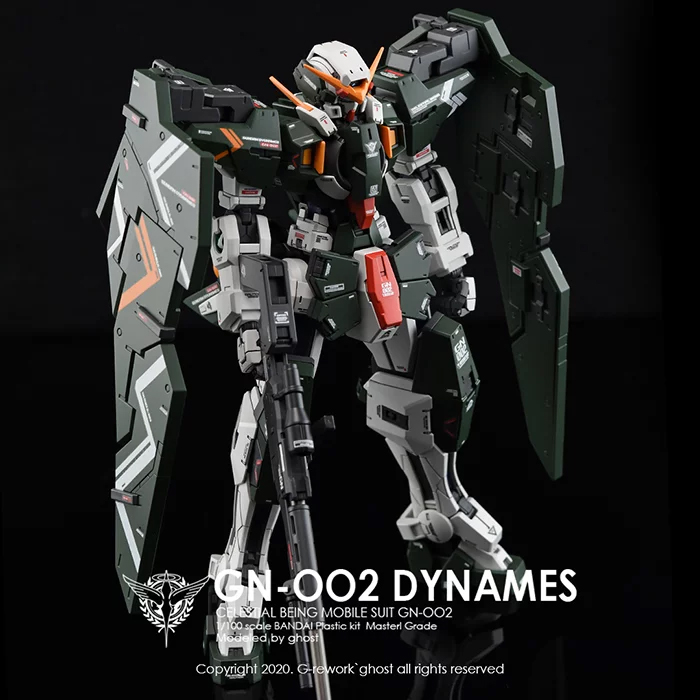 Water Decal 031 MG1/100 Gundam Dynames ยี่ห่อ Ghost-Decal