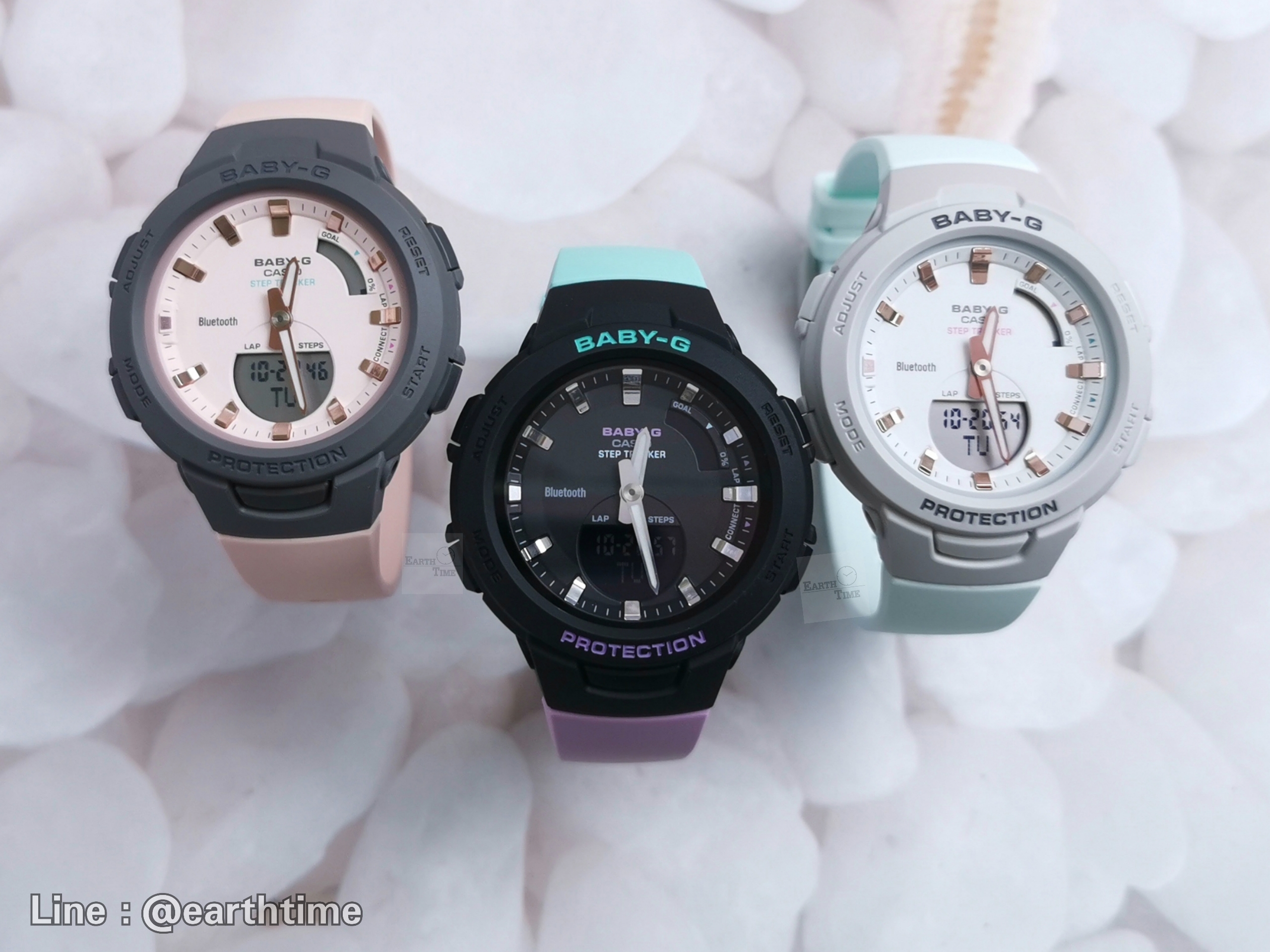 Baby-G Step Tracker and Bluetooth ของใหม่แท้100% รุ่น BSA-B100MT-1A