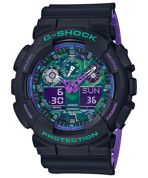 G-Shock ของใหม่แท้100% รับประกัน 1 ปี GA-100BL-1ADR