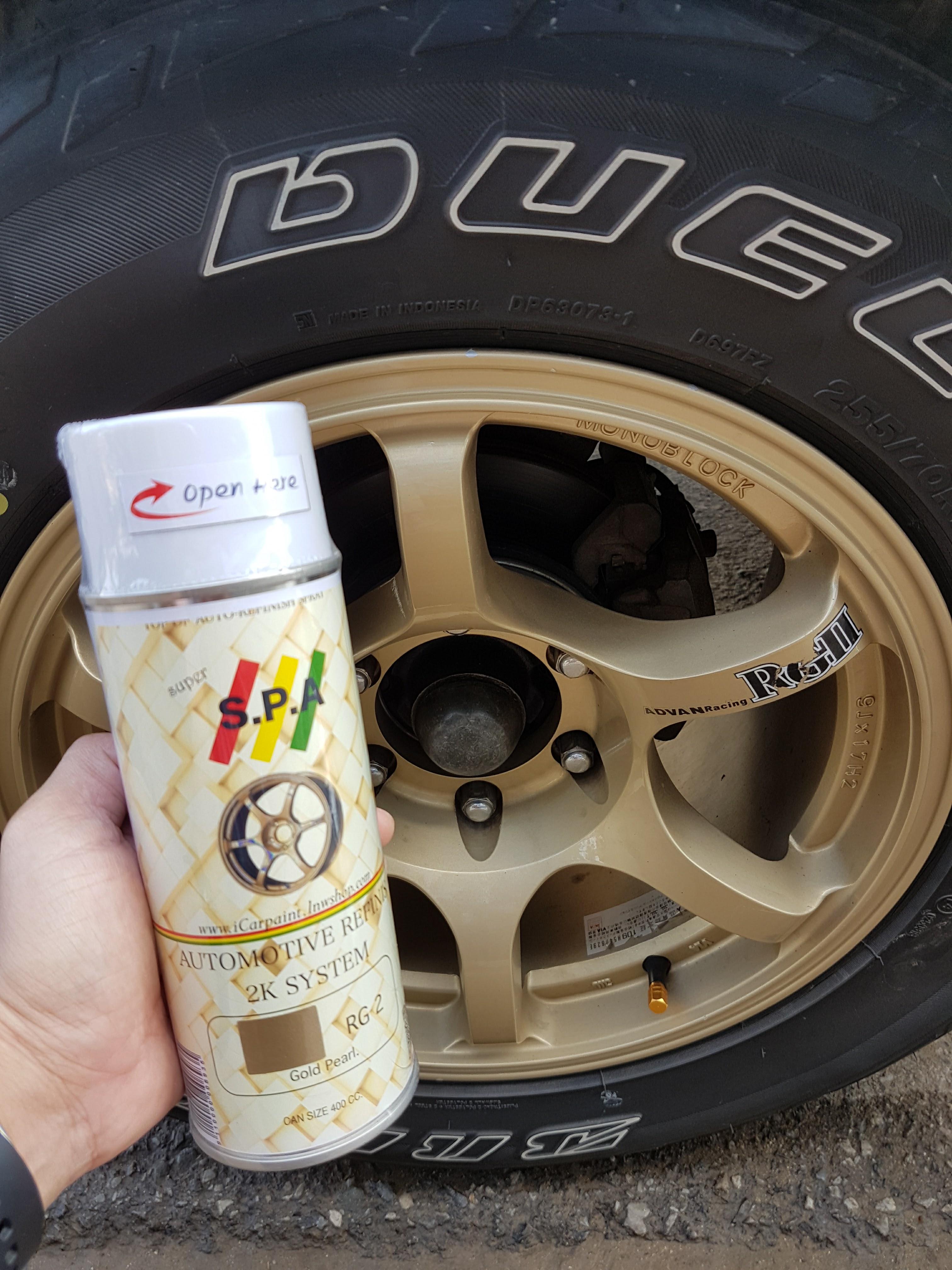 สีสเปร์ยพ่นล้อแม็กซ์ S.P.A. RG2 Gold Pearl