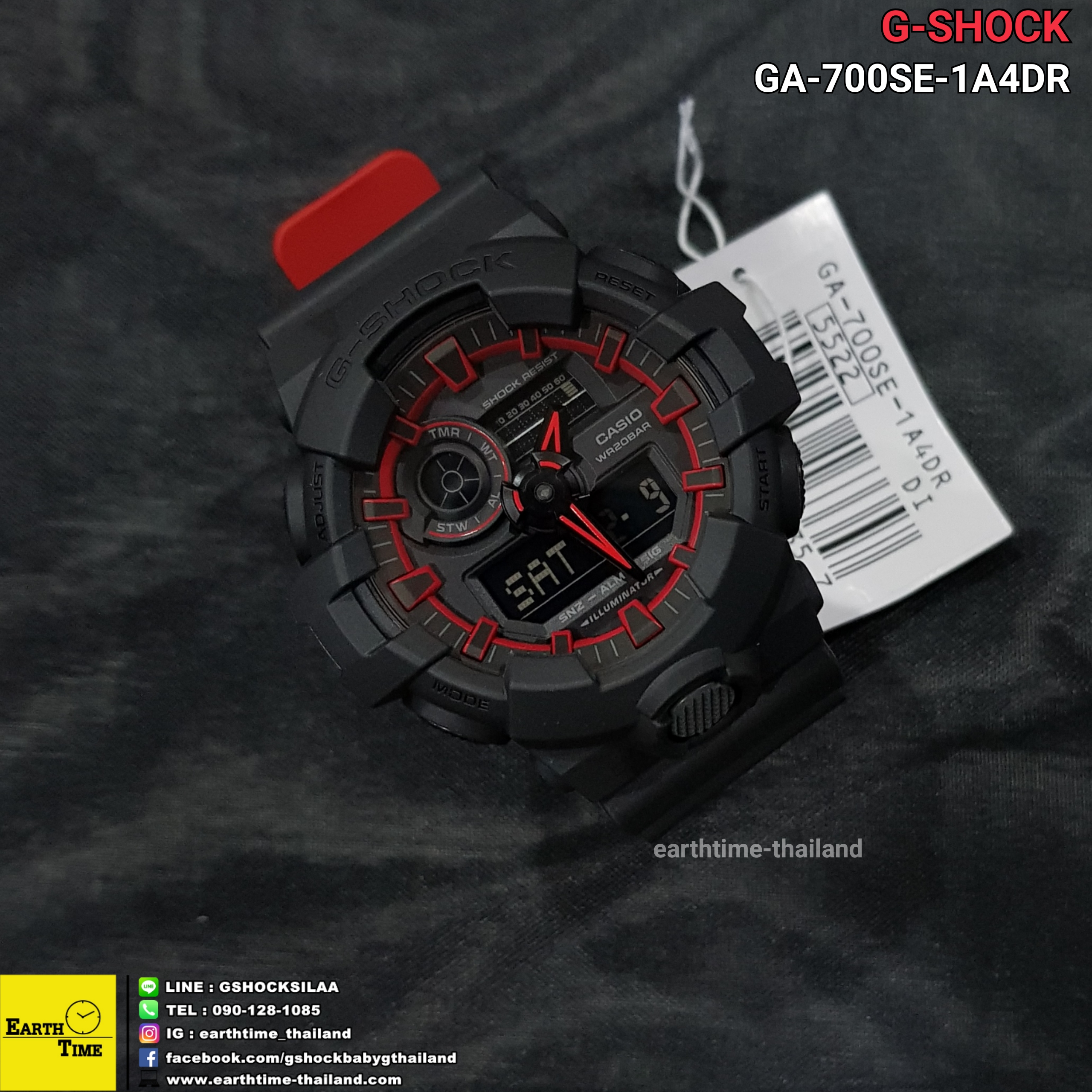 G-Shock ของใหม่แท้100% รับประกัน 1 ปี GA-700SE-1A4DR