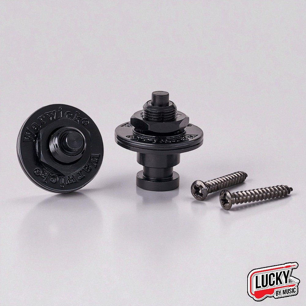 หมุดล็อคสายสะพาย Warwick 30305-SET-B Security Locks กีต้าร์ไฟฟ้า-เบส หมุดสายสะพาย แข็งแรง ทนทาน