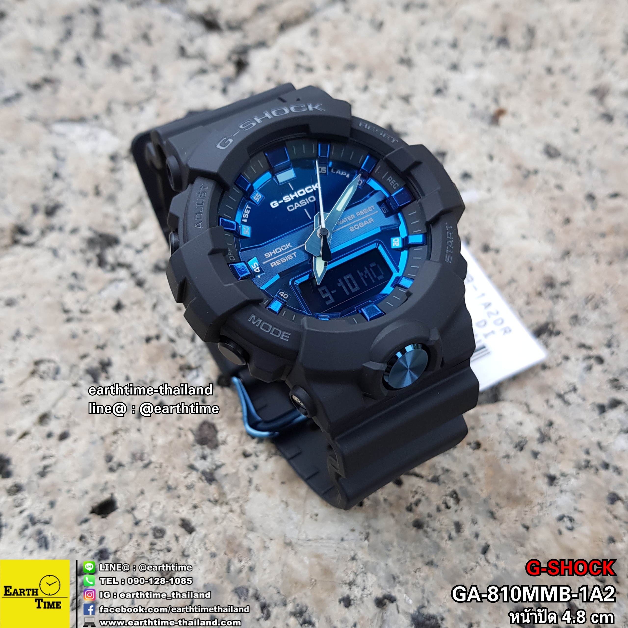 G-Shock Metallic Mirror Faces ของใหม่แท้100% รับประกัน 1 ปี รุ่น GA-810MMB-1A2DR