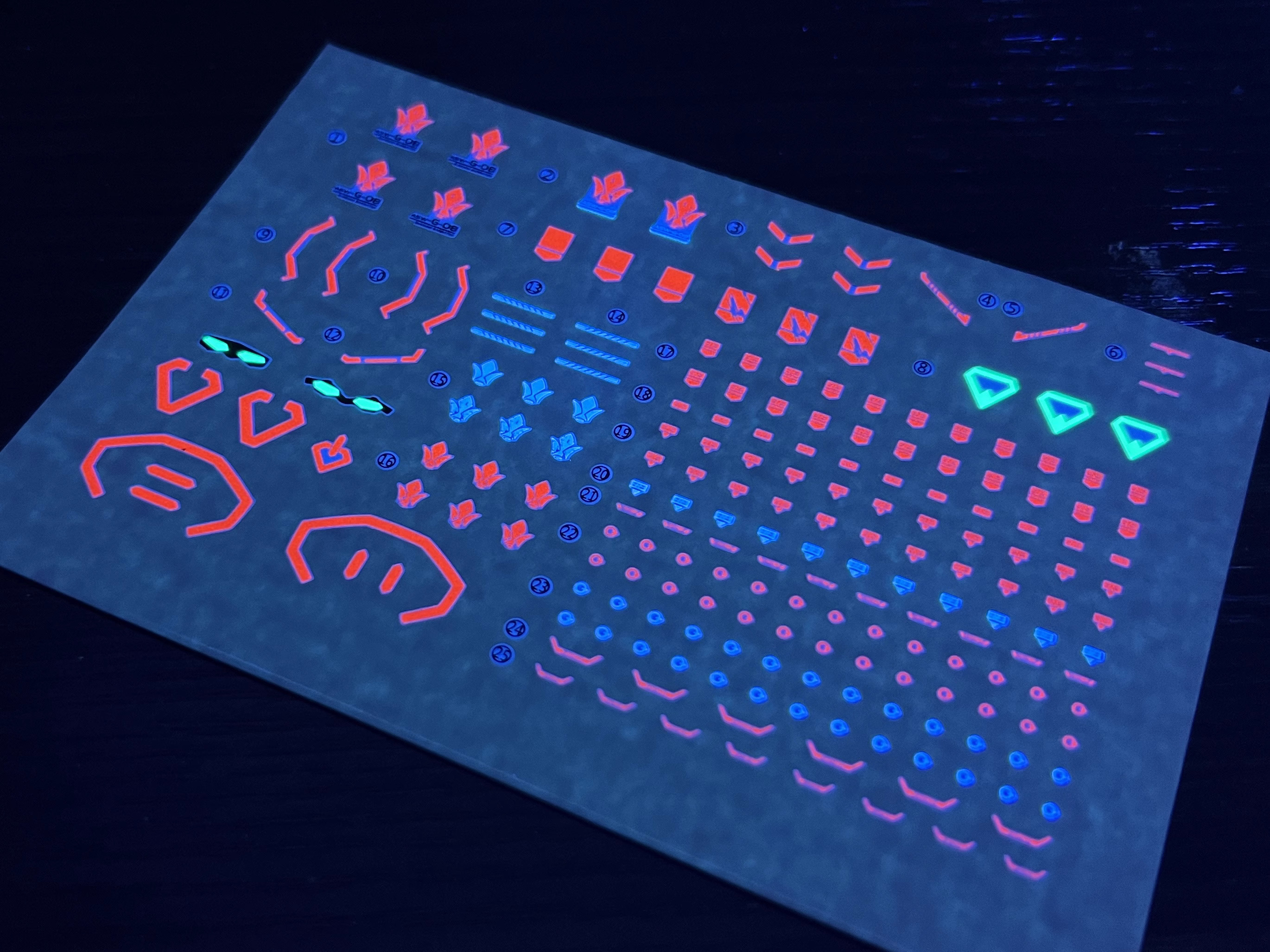 Decal 012 HG1/144 Gundam Barbatos & Bartbatos Lupus ยี่ห่อ X-Y model