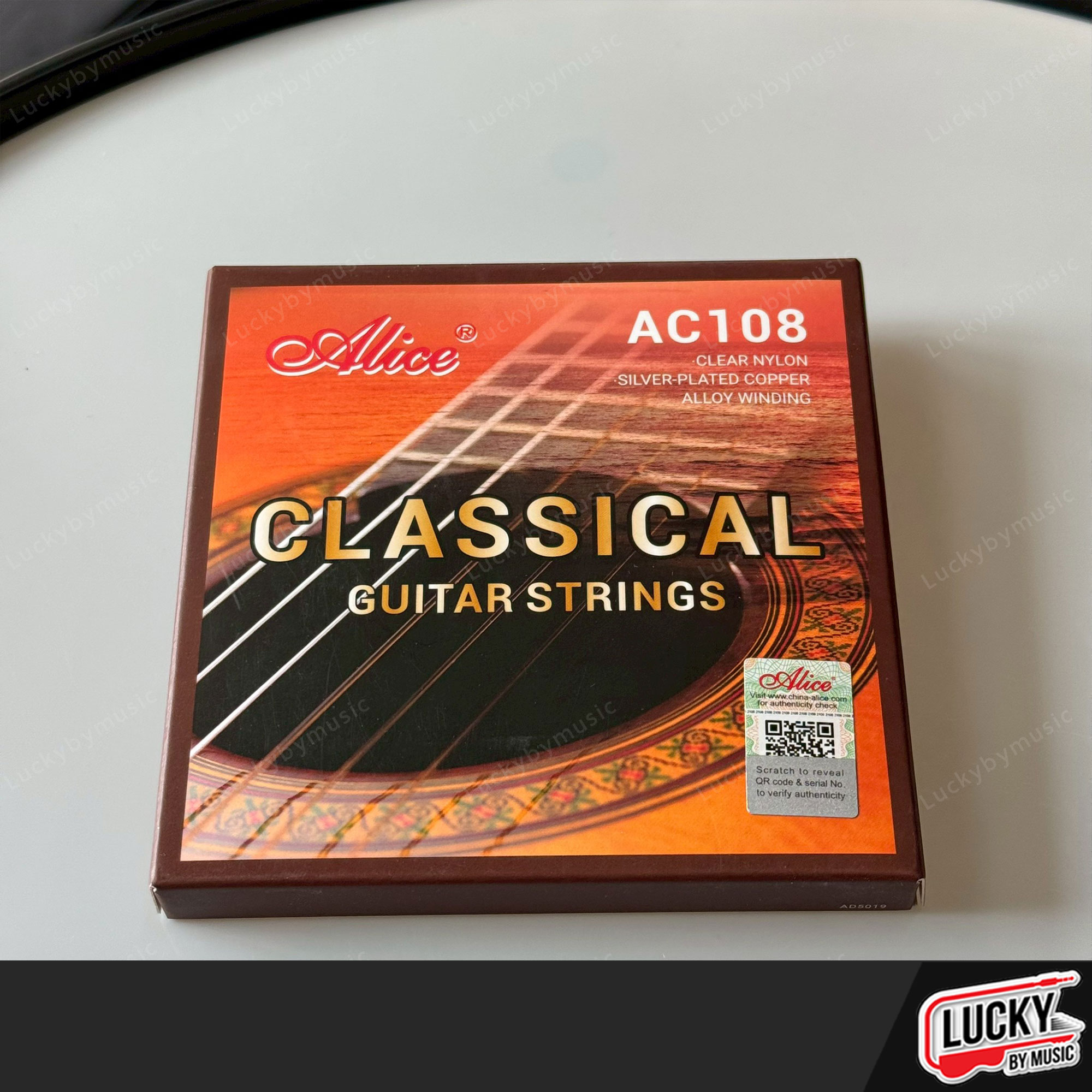 Alice สายกีต้าร์โปร่ง จำนวน 6 สาย รุ่น AC108 ขนาด .028-.043 สายกีต้าร์ เคลือบนิกเกิ้ล - ส่งจากไทย